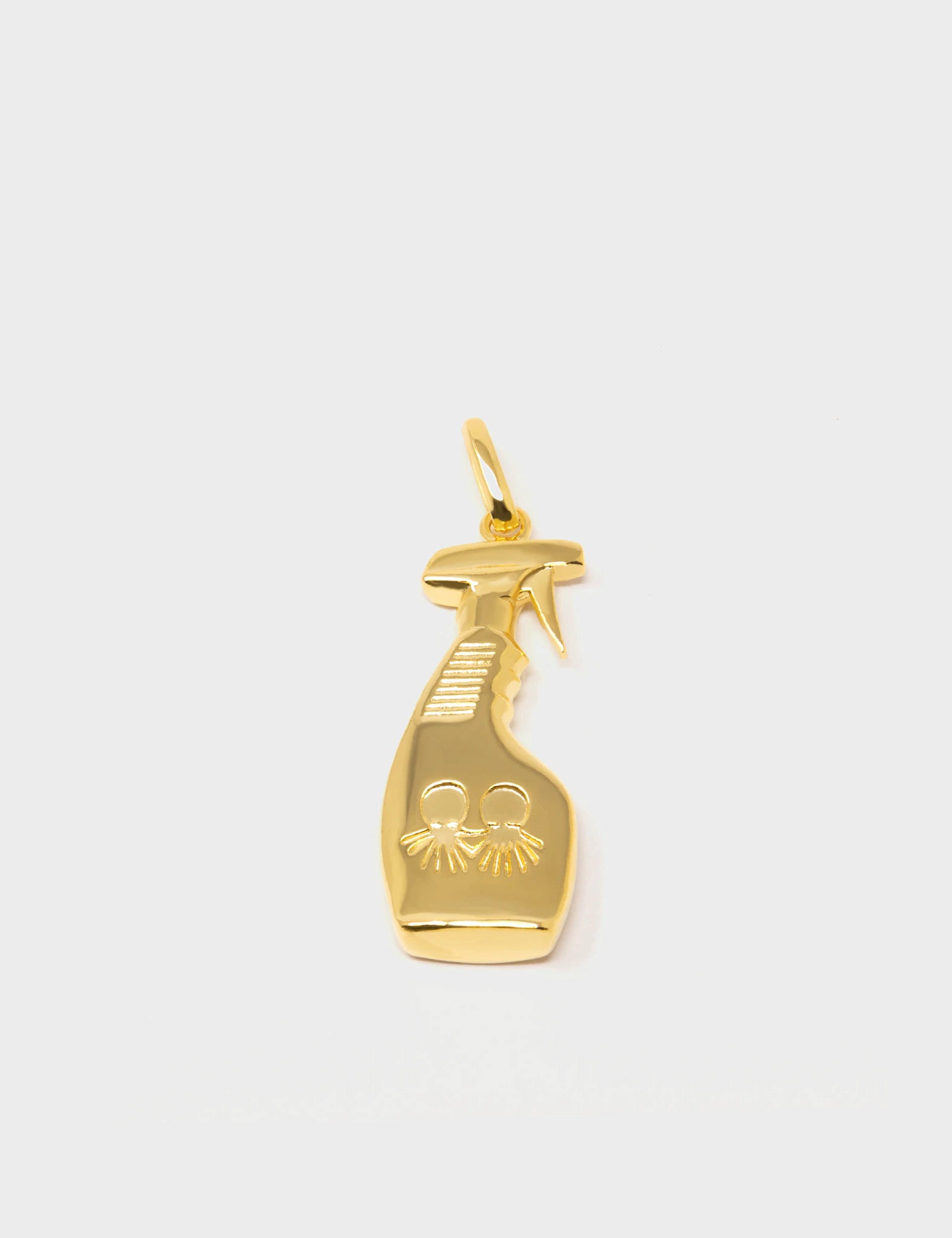 Spritz Love Potion #7 Pendant - Golden Spray Bottle Charm Necklace for Women | Romantic Gift for Valentine's Day, Anniversary & Special Occasions