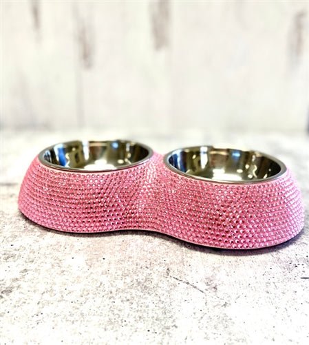 Pink Crystal Dining Bowls - Elegant Glass Serving Bowls for Salads, Desserts & Parties - Perfect for Home Dining & Entertaining