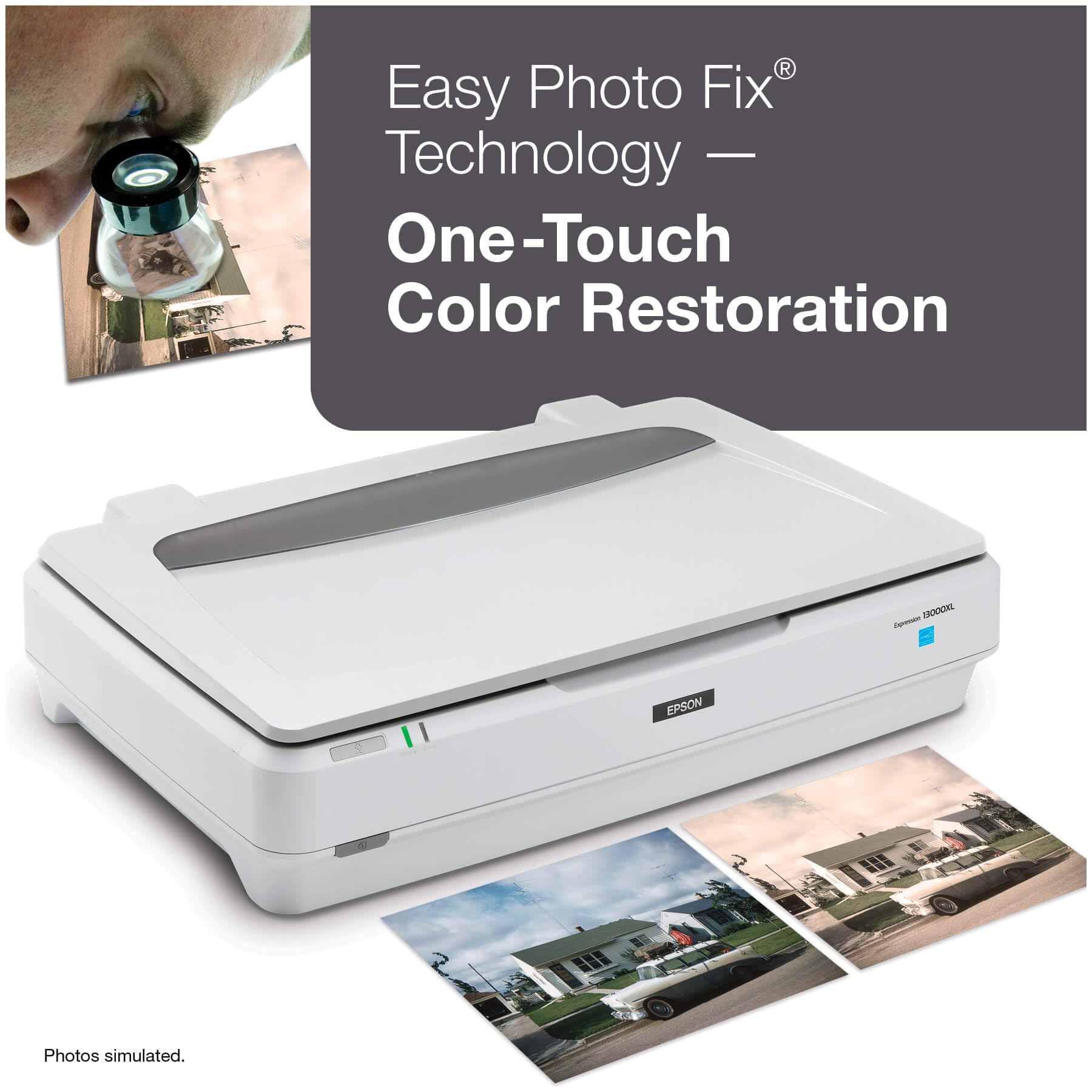 Epson Expression 13000XL High-Resolution Flatbed Scanner for Archival Photos & Graphics | Perfect for Professional Photography, Document Digitizing & Graphic Design