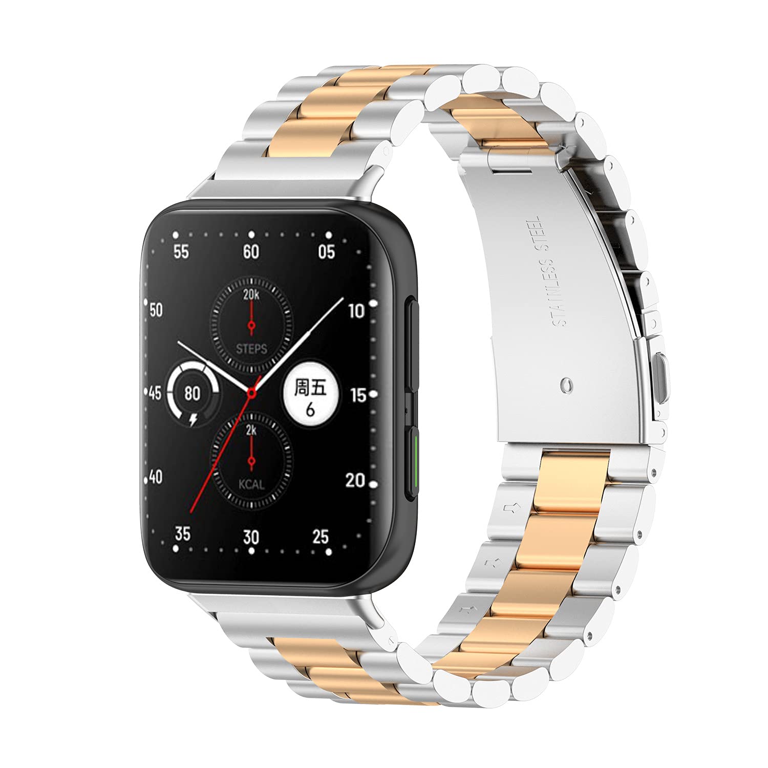 Chofit Stainless Steel Band for Oppo Watch 2 42mm/46mm - Perfect for Workouts & Daily Wear