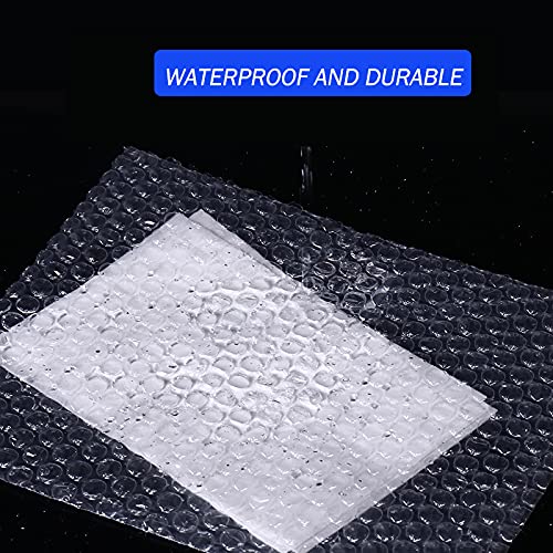 50Pcs 12x16 Inch Clear Bubble Cushioning Bags - Double Walled Bubble Pouches for Shipping, Moving & Storage - Protective Packaging for Dishes, Glasses, Plates - Ideal for Ecommerce, Home & Office Packing Supplies