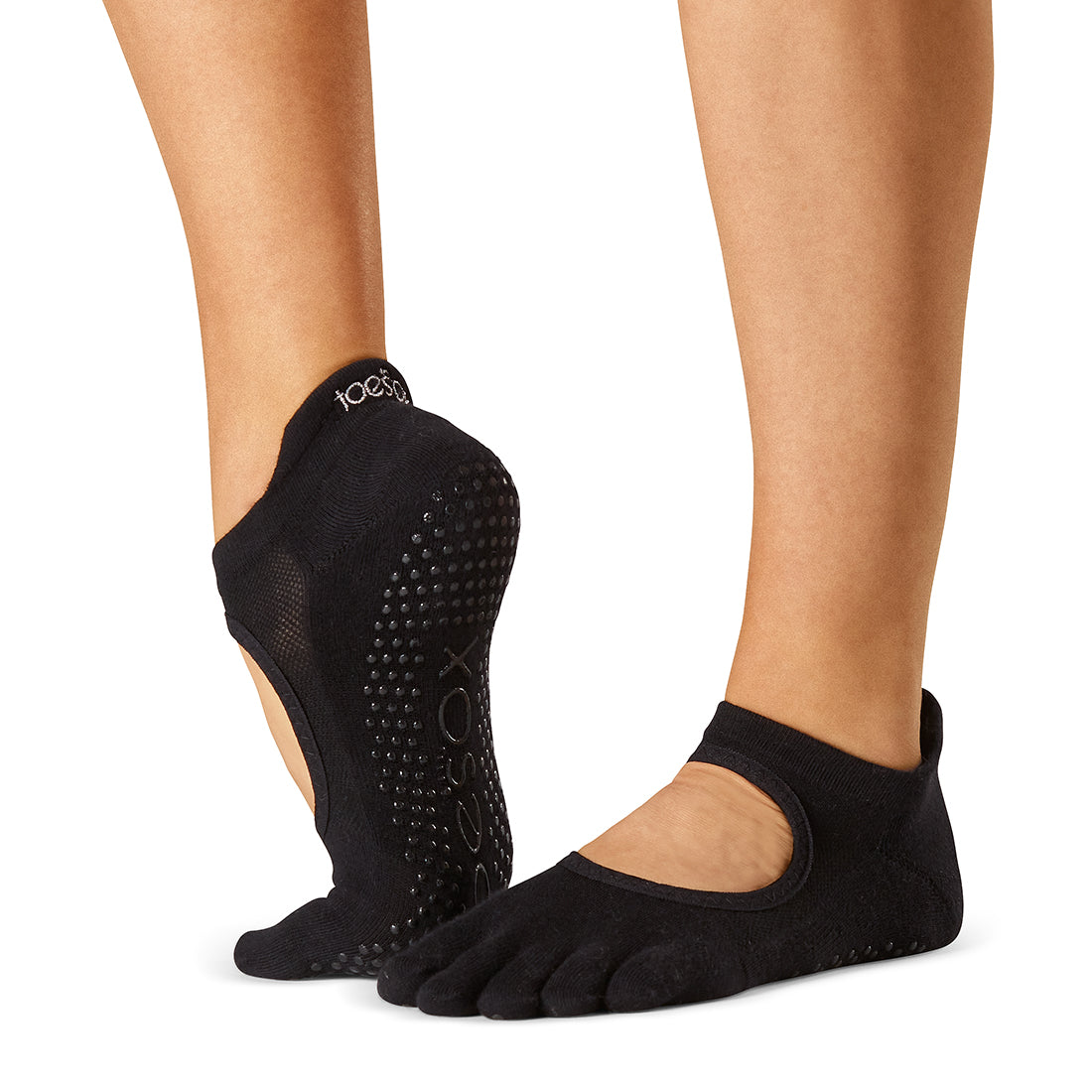 ToeSox Full Toe Bellarina Grip Socks - Non-Slip Dance Socks for Ballet, Yoga & Pilates | Spring Collection 2022 | Perfect for Dance Classes, Studio Practice & Home Workouts