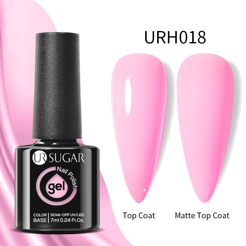 URH018 7ml Solid Color Gel Nail Polish - Long Lasting UV/LED Soak Off Manicure for Salon & Home Nail Art
