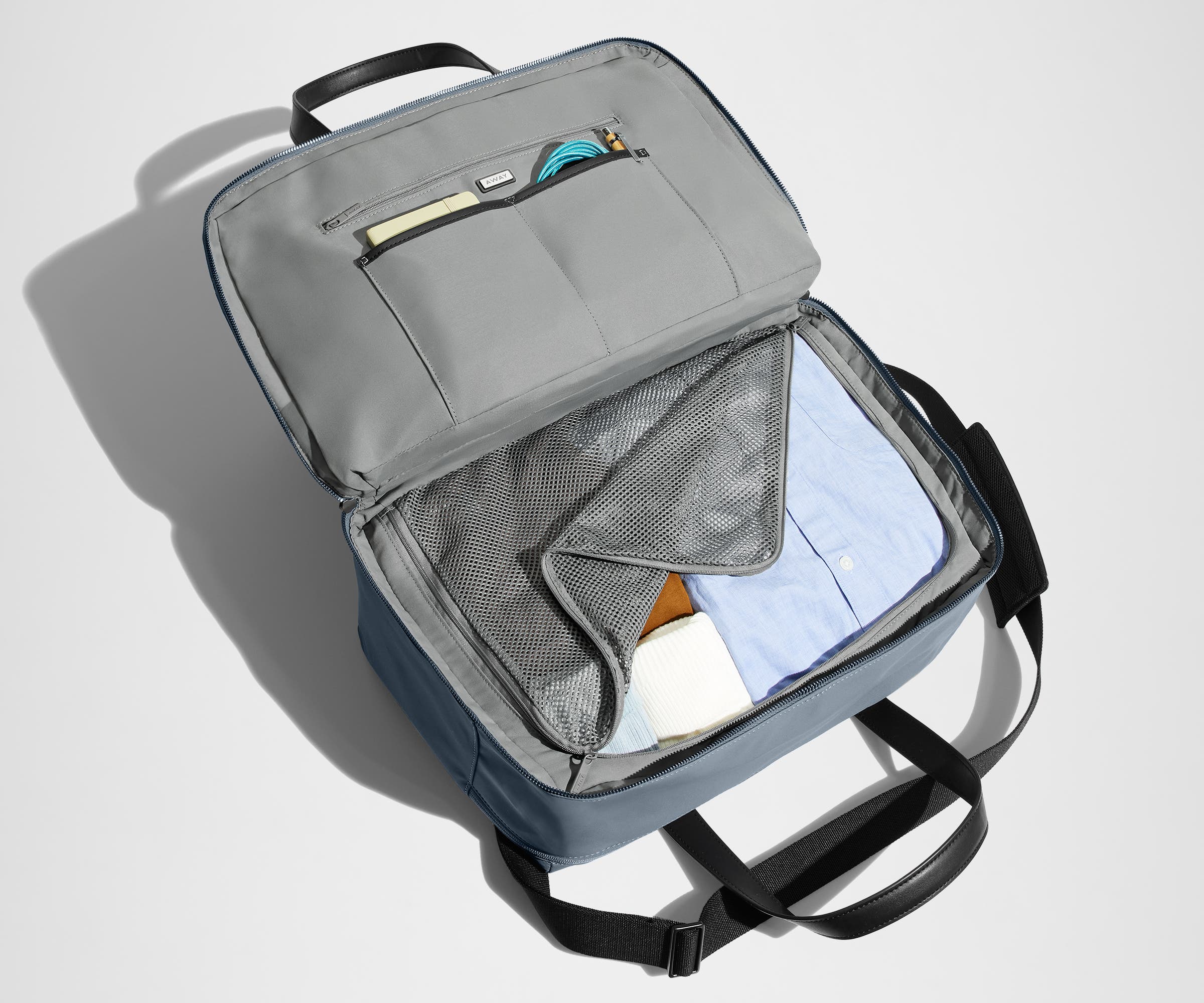 Premium Overnight Travel Bag in Coast Blue - Lightweight Weekender Duffle for Gym, Business Trips & Weekend Getaways