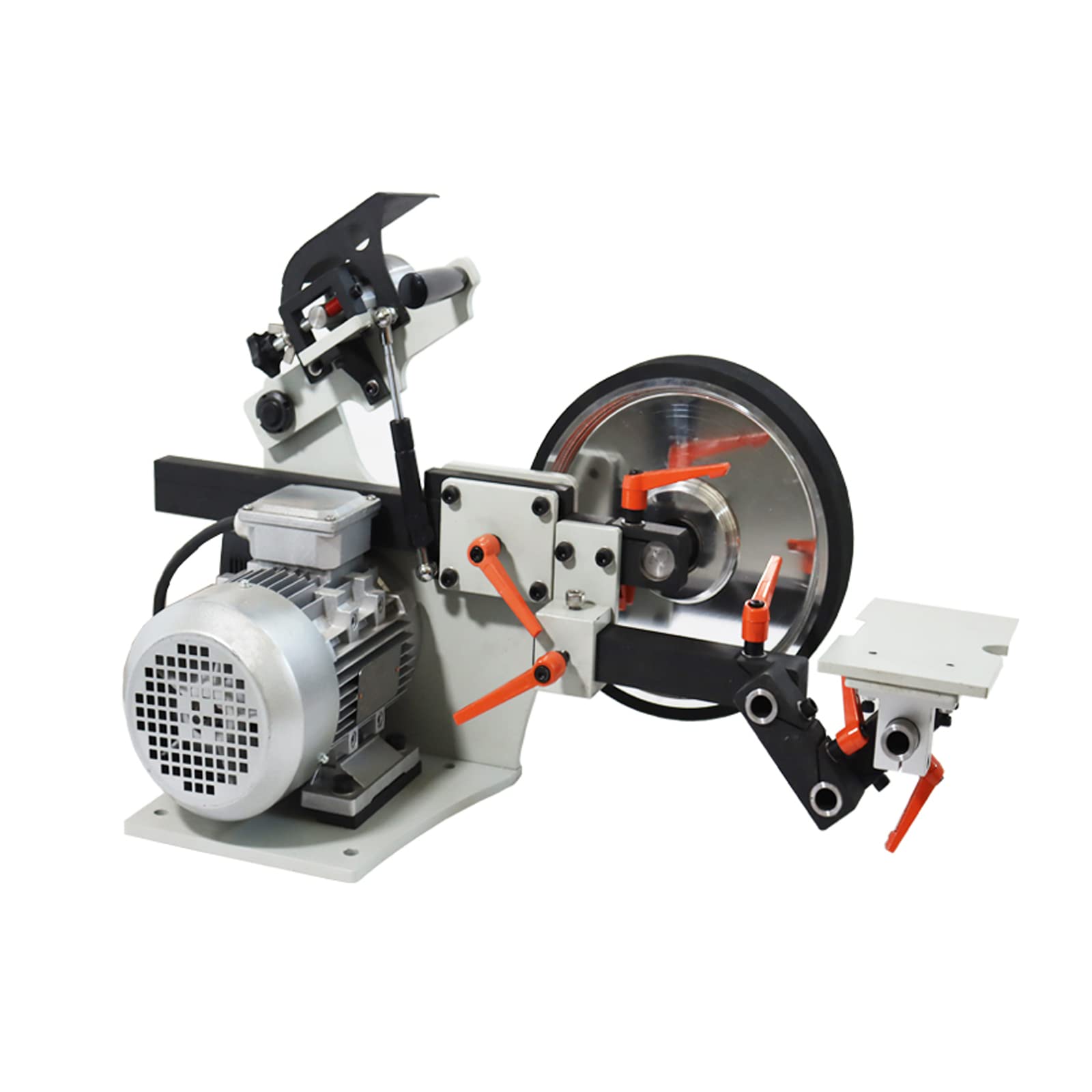 2HP Variable Speed Belt Sander & Knife Grinder Machine - 72x2 Inch Multi-Function Tool with Frequency Converter & 3 Grinding Wheels (220V, No Stand) - Perfect for Metalworking, Woodworking, and Knife Sharpening