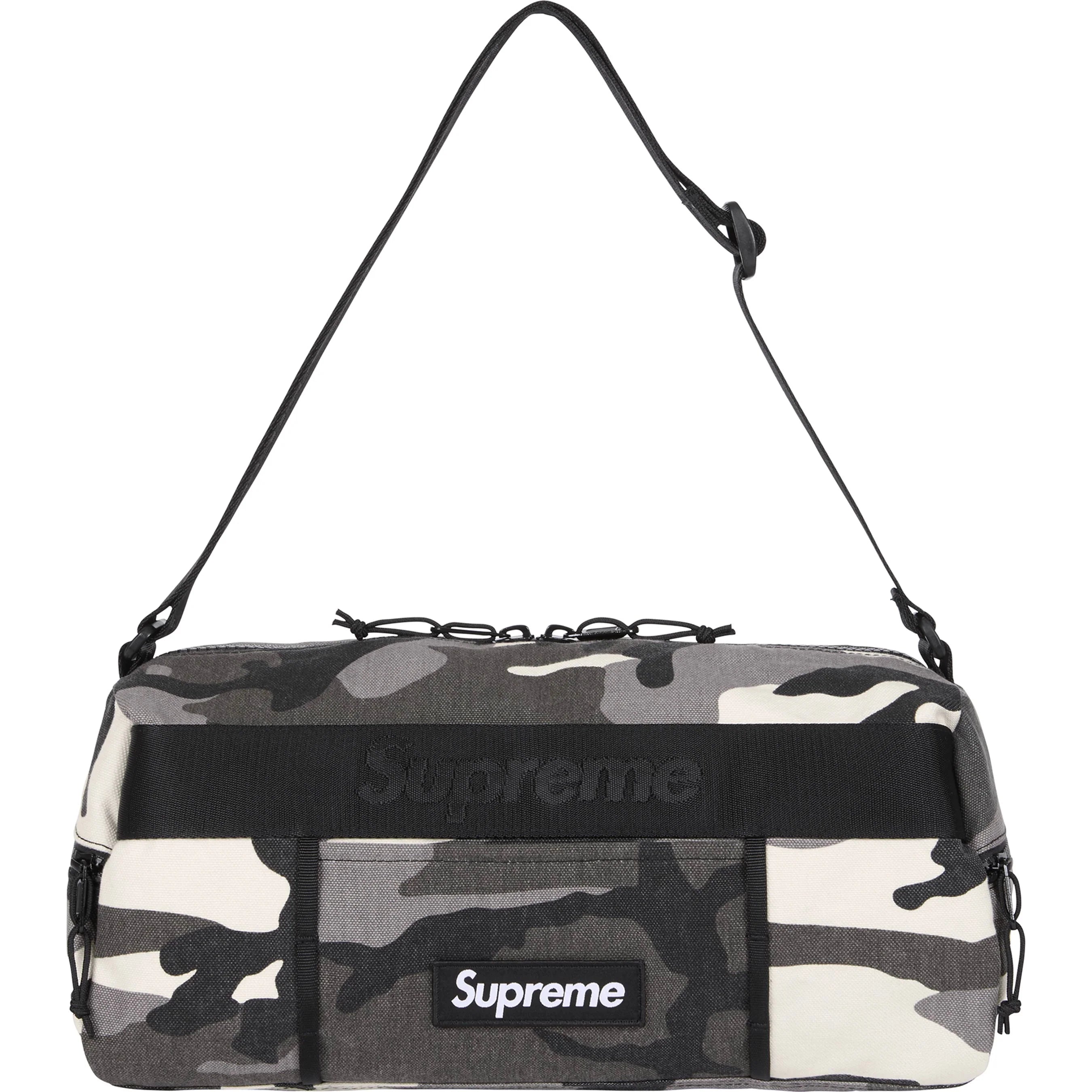 Supreme SS25 Utility Bag Snow Camo - Durable Crossbody Bag for Men & Women - Perfect for Travel, Hiking, and Everyday Use