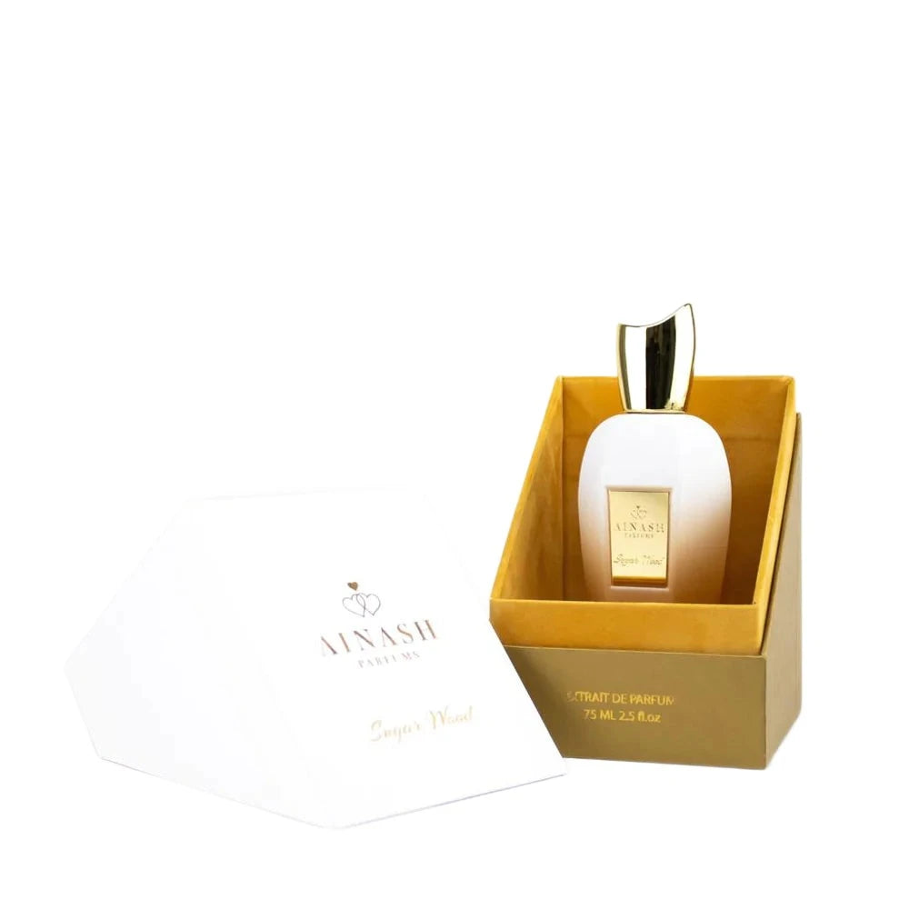 Ainash Sugar Wood 2.5 oz Eau de Parfum Unisex Fragrance - Long Lasting Perfume for Men & Women, Perfect for Daily Wear, Date Night & Special Occasions