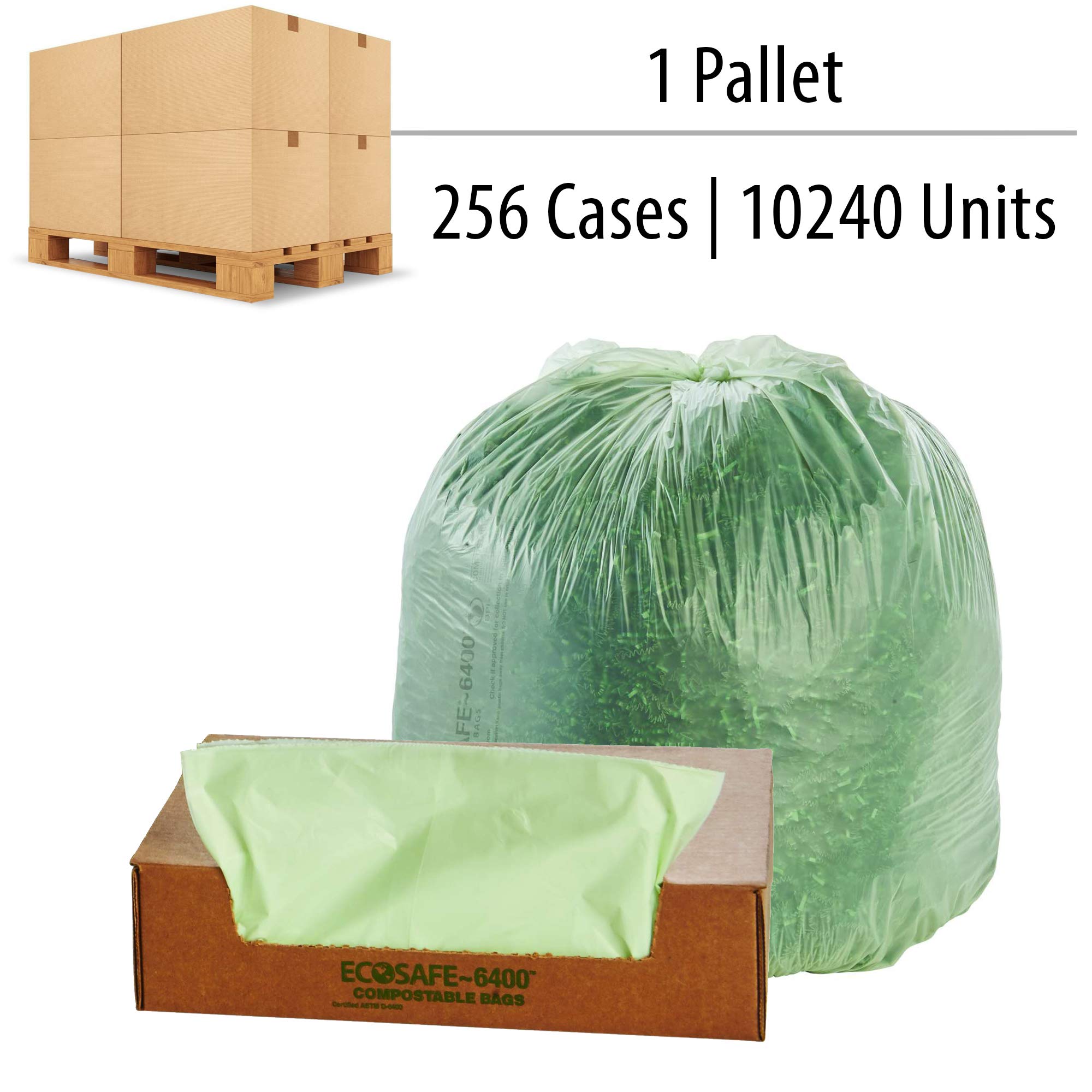Envision Compostable Biodegradable Trash Bags - 48 Gallon (42