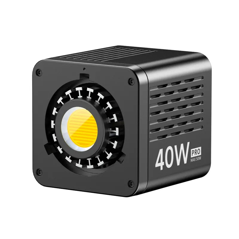 Ulanzi L023 40W Pro Portable LED Video Light with Adjustable Brightness & Color Temperature - Perfect for YouTube, TikTok, Vlogging, Photography and Studio Lighting