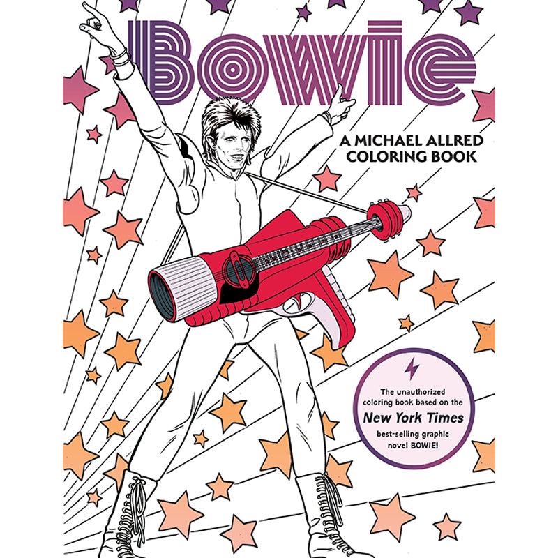Bowie: A Michael Allred Coloring Book - David Bowie Art Collection for Adults, Stress Relief & Creativity - Perfect Gift for Music Fans & Coloring Enthusiasts