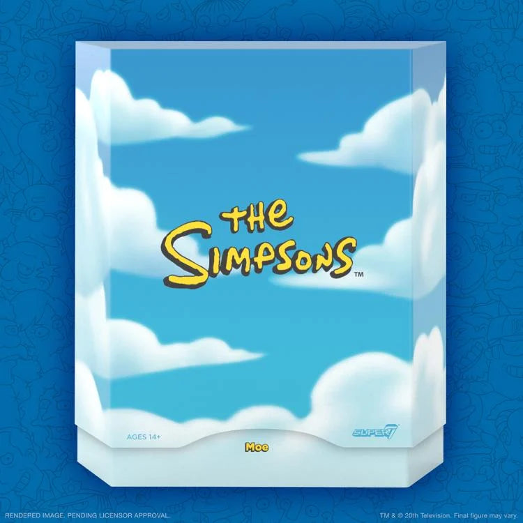 The Simpsons ULTIMATES! Moe Szyslak Action Figure - Collectible Toy for Fans, Perfect for Display & Gifts