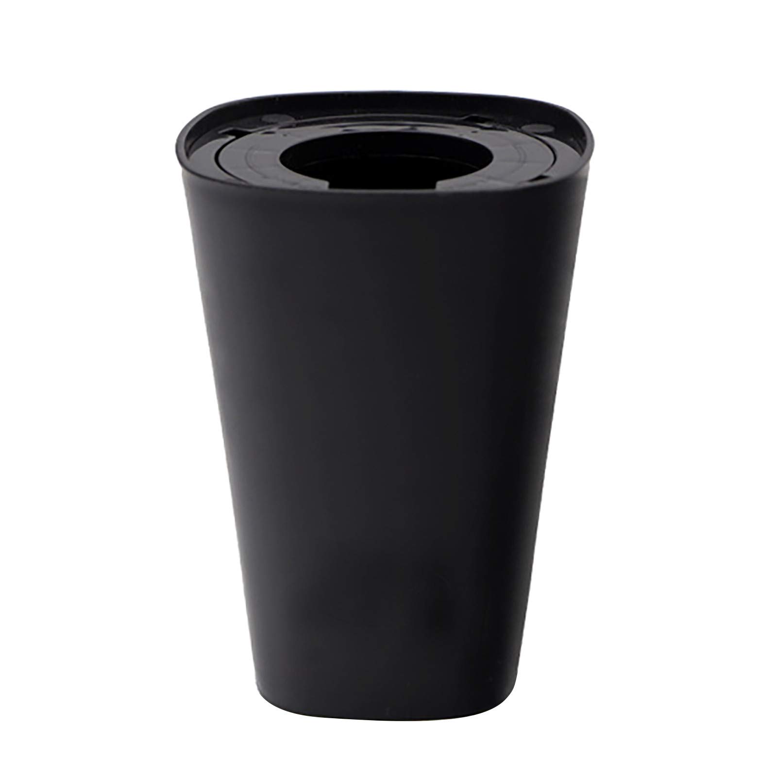 Naladoo Upside Down Hanging Planter - Recycled Solar Flower Pot for Indoor & Outdoor Use - Perfect for Patio, Lawn, Garden Decor - Black (One Size) - Ideal for Growing Strawberries, Tomatoes, and Herbs in Small Spaces