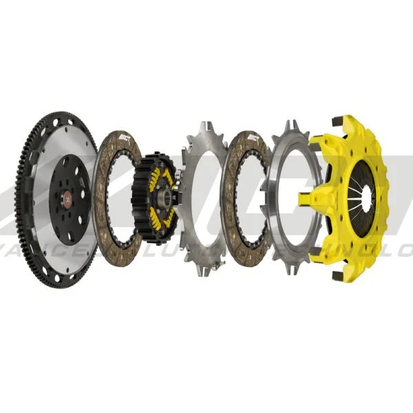 ACT ModTwin 225 HD Twin Plate Clutch Kit for 2006-2014 Subaru WRX - High Performance Clutch for Racing & Daily Driving