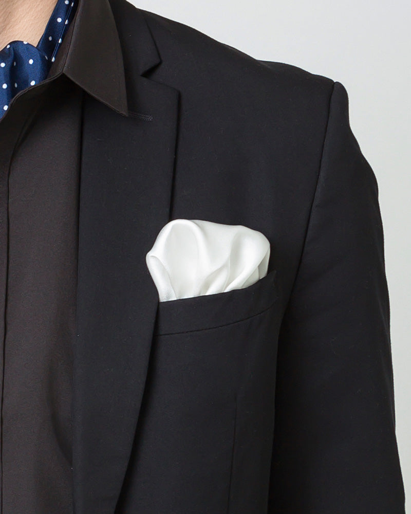 Premium Silk Handkerchiefs for Men - Luxury Breathable Pocket Squares - Perfect for Weddings, Business Meetings & Formal Occasions