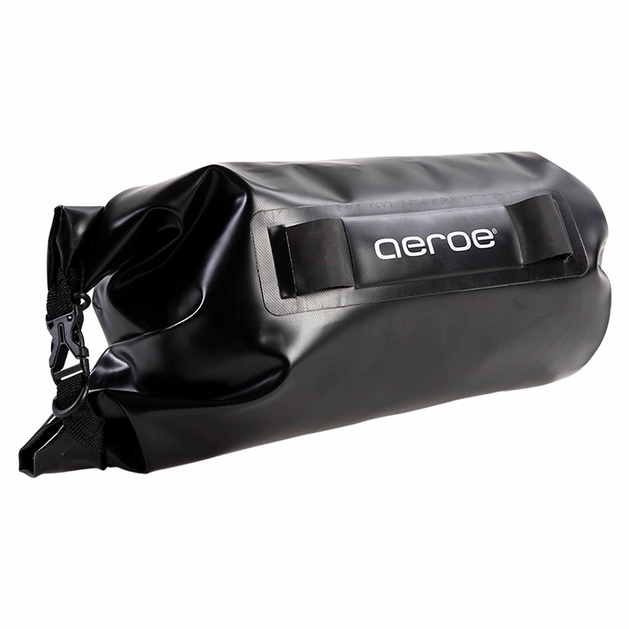 Aeroe Heavy Duty Dry Bag 12L Waterproof - Black - Perfect for Kayaking, Camping & Outdoor Adventures
