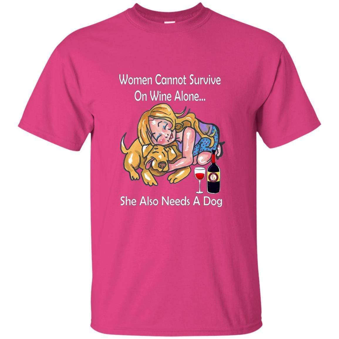 WineyBitches.co Funny Wine Lover T-Shirt - 100% Ultra Cotton Comfortable Women's Tee - Perfect for Wine Tasting Parties & Girls Night Out