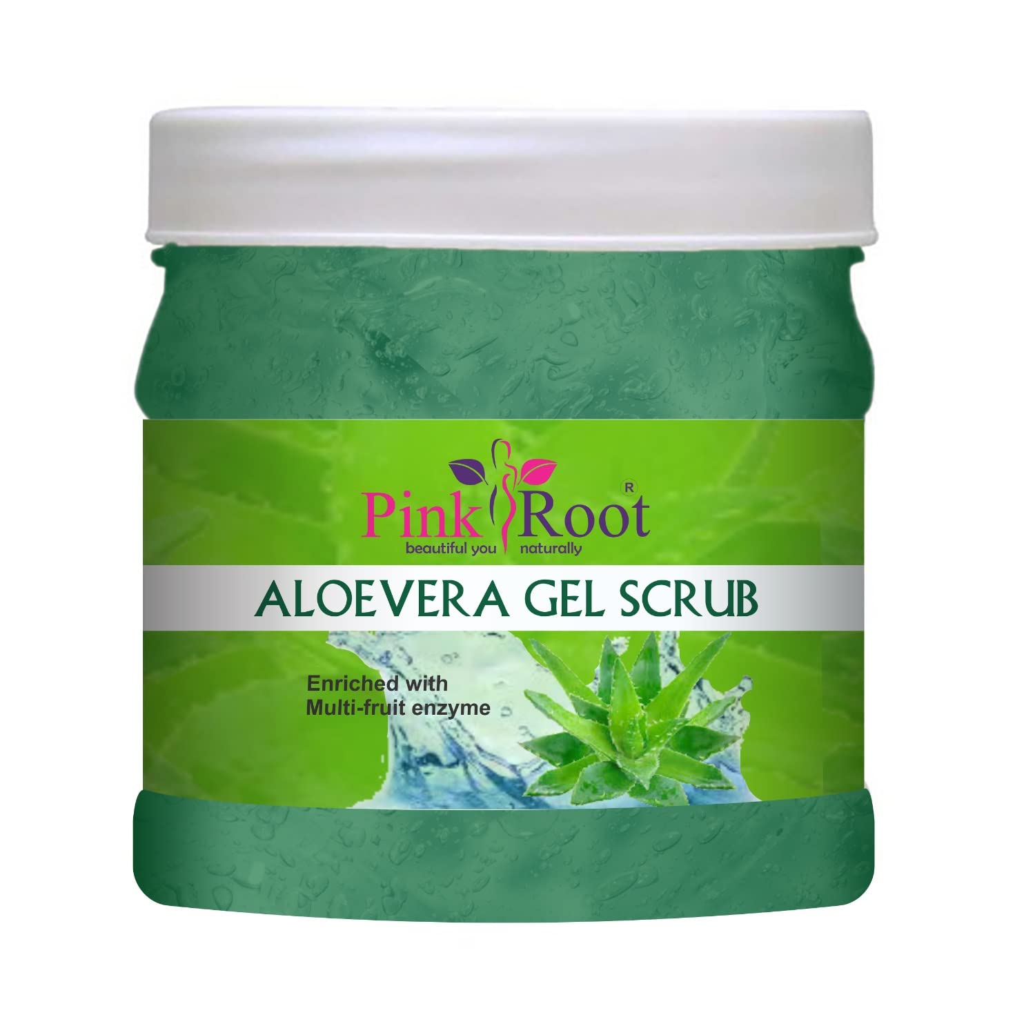 Pink Root Aloe Vera Gel Scrub & Chocolate Scrub - 500gm Each | Natural Exfoliating Face & Body Scrub for Glowing Skin | Perfect for Spa Day & At-Home Skincare Routine