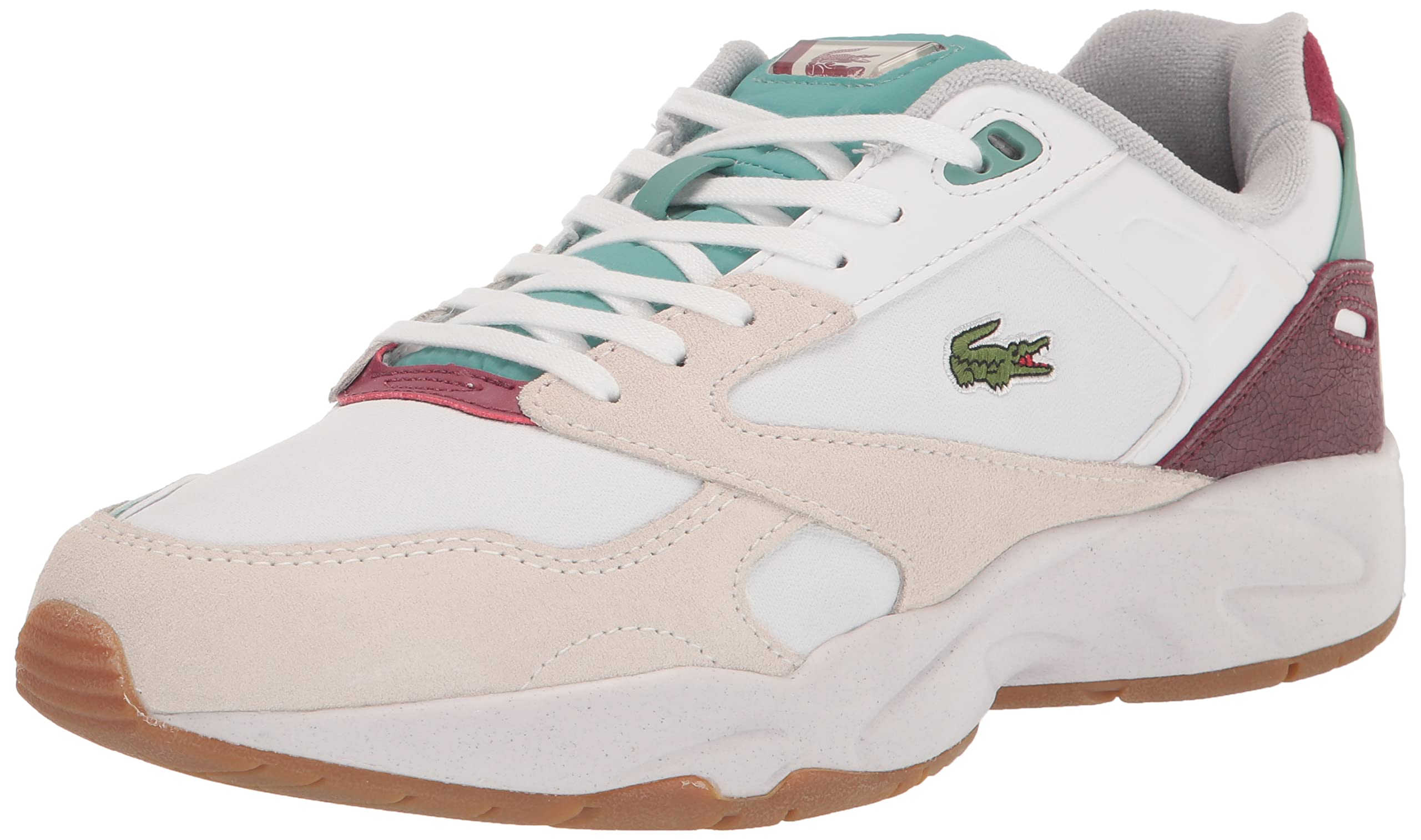 Lacoste Men's Storm 96 Sneakers - Classic White Leather Casual Shoes for Men | Comfortable Walking & Everyday Wear | Perfect for Work, Travel & Street Style