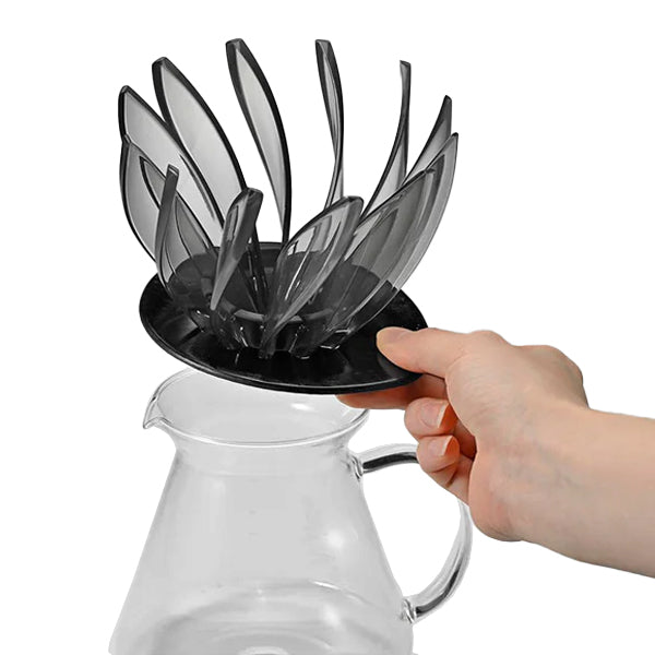 Hario V60 Suiren Ceramic Coffee Dripper - Perfect for Pour Over Brewing at Home or Office