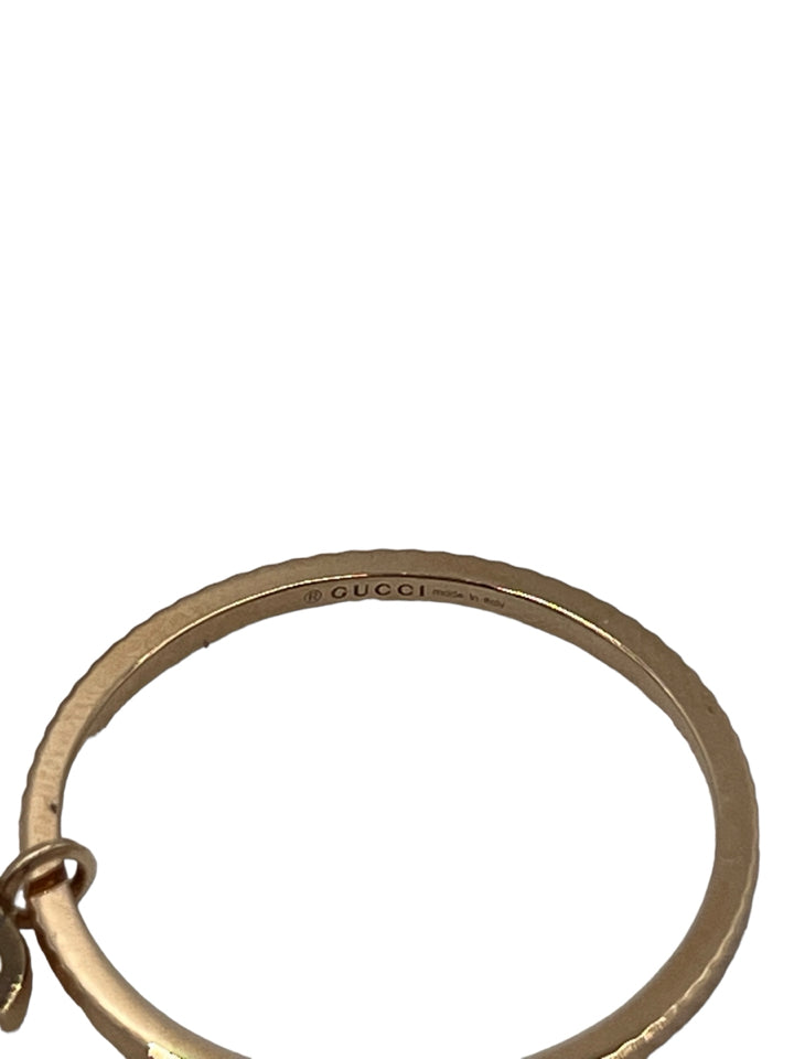 Gucci GG Running Pink Gold Ring Size 8.25 - Luxury Fashion Jewelry for Women, Perfect for Parties, Weddings & Everyday Wear