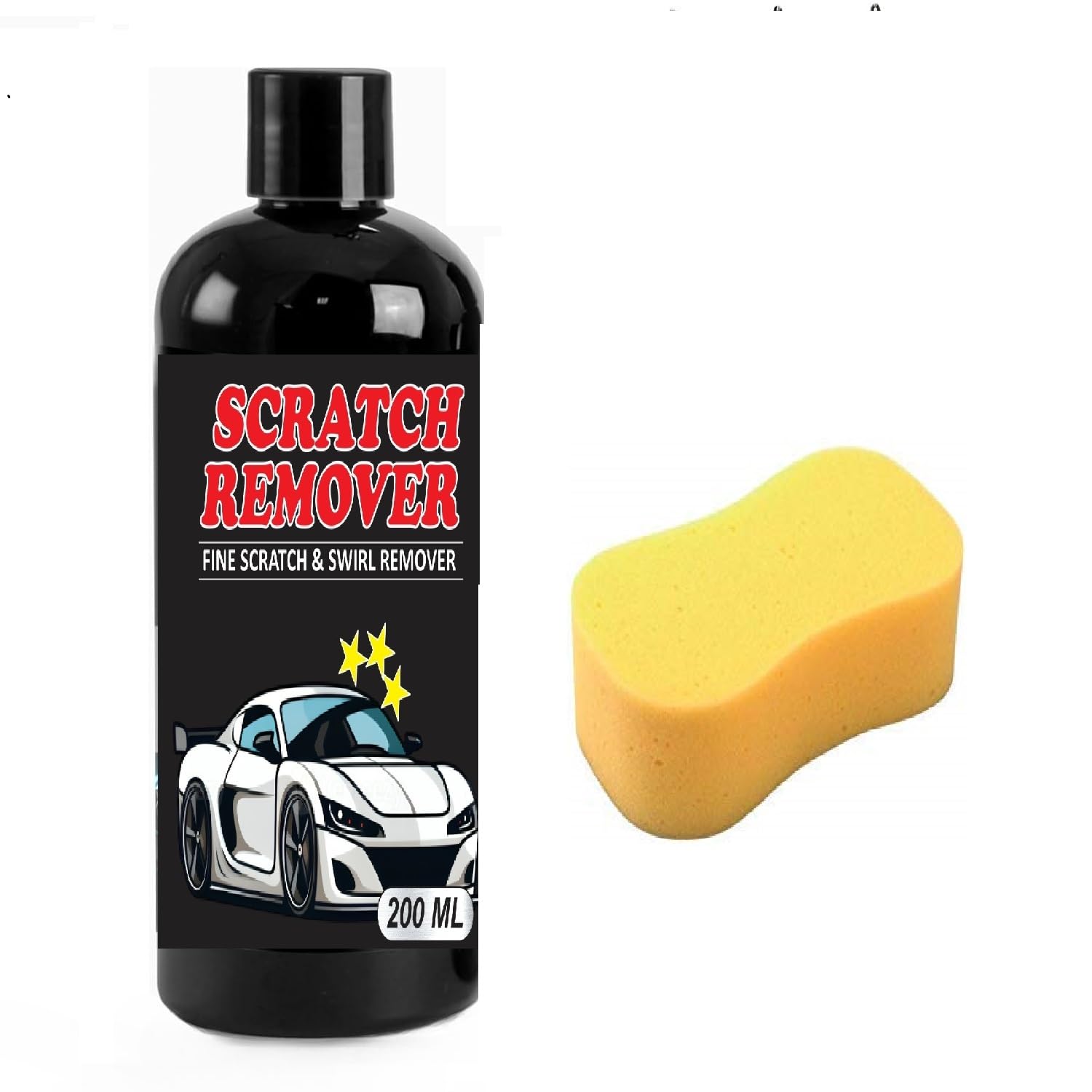 ARUHIU Premium Car Scratch Repair Kit - Scratch Remover & Polishing Wax for Vehicles with Wipe & Sponge - Fix Deep Scratches & Restore Paint Finish | Perfect for Car Detailing, DIY Auto Repair & Paint Restoration