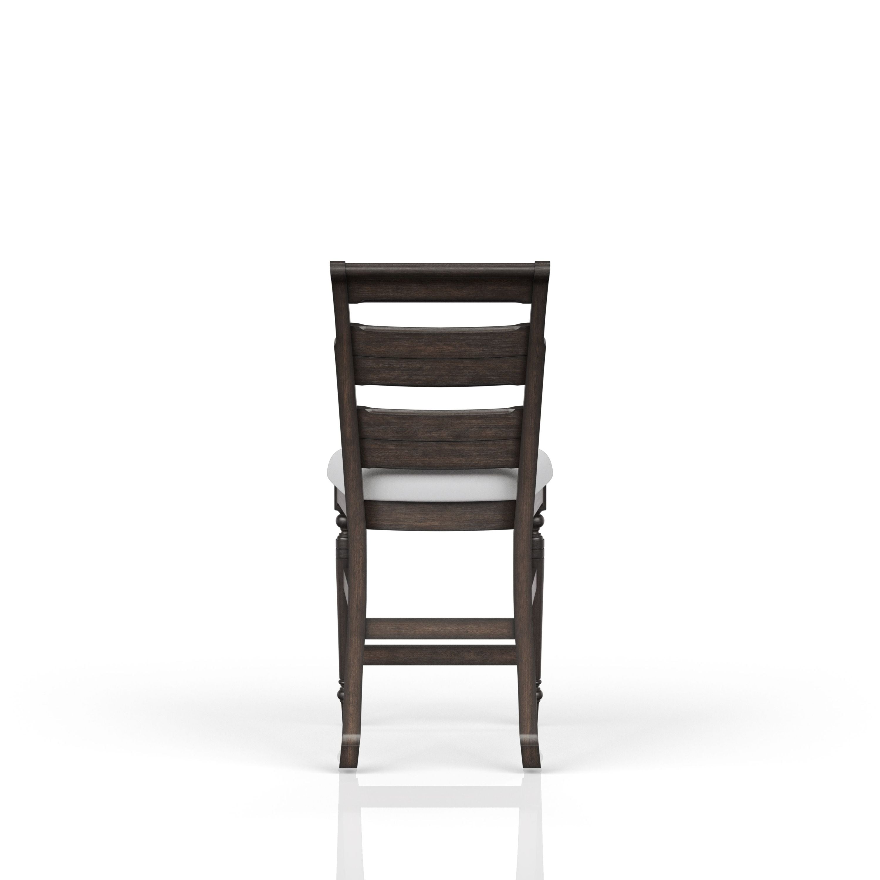 Modern Chocolate Brown Counter Stool - Adjustable Height Bar Stool for Kitchen Island, Breakfast Nook & Home Bar