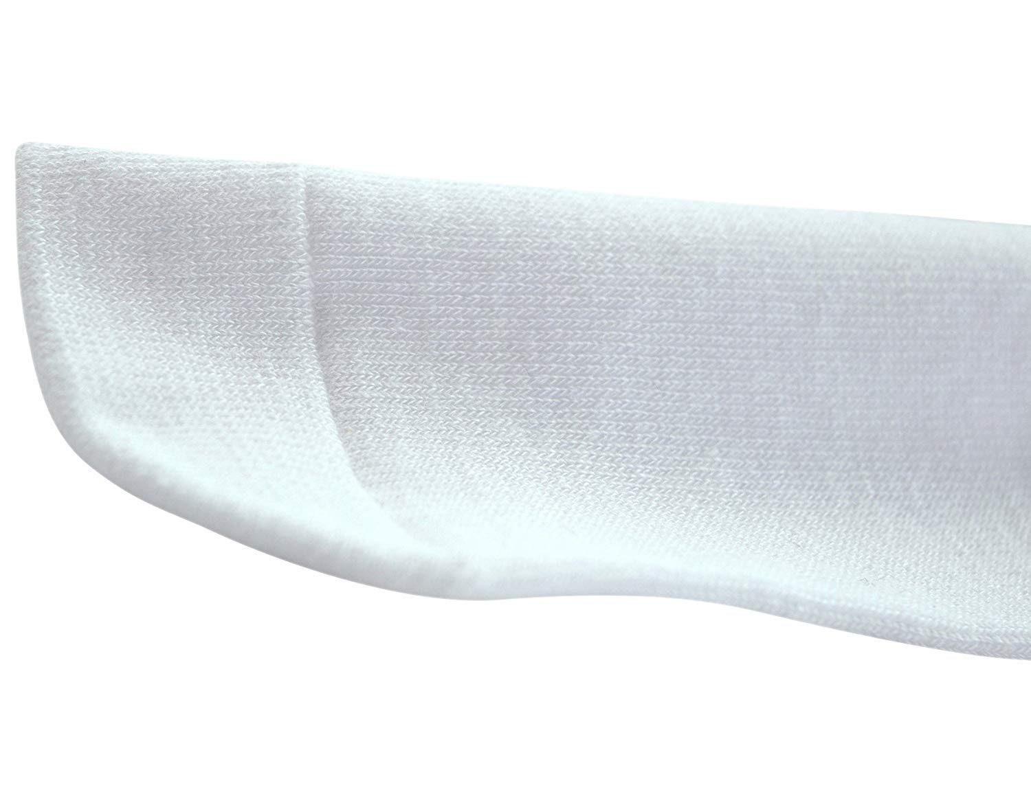10 Pairs Women's White Seamless Clog Mule Half Socks - Breathable Cotton Toe Topper Socks for Comfort & Style - Perfect for Loafers, Mules & Summer Shoes