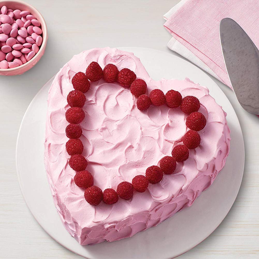 FRIGIIRE 6-Inch Deep Heart Cake Pan with Removable Bottom - 2-Piece Aluminum Push Pan Set for Cheesecake, Chiffon & Baking | Perfect for Valentine's Day, Anniversaries & Romantic Desserts