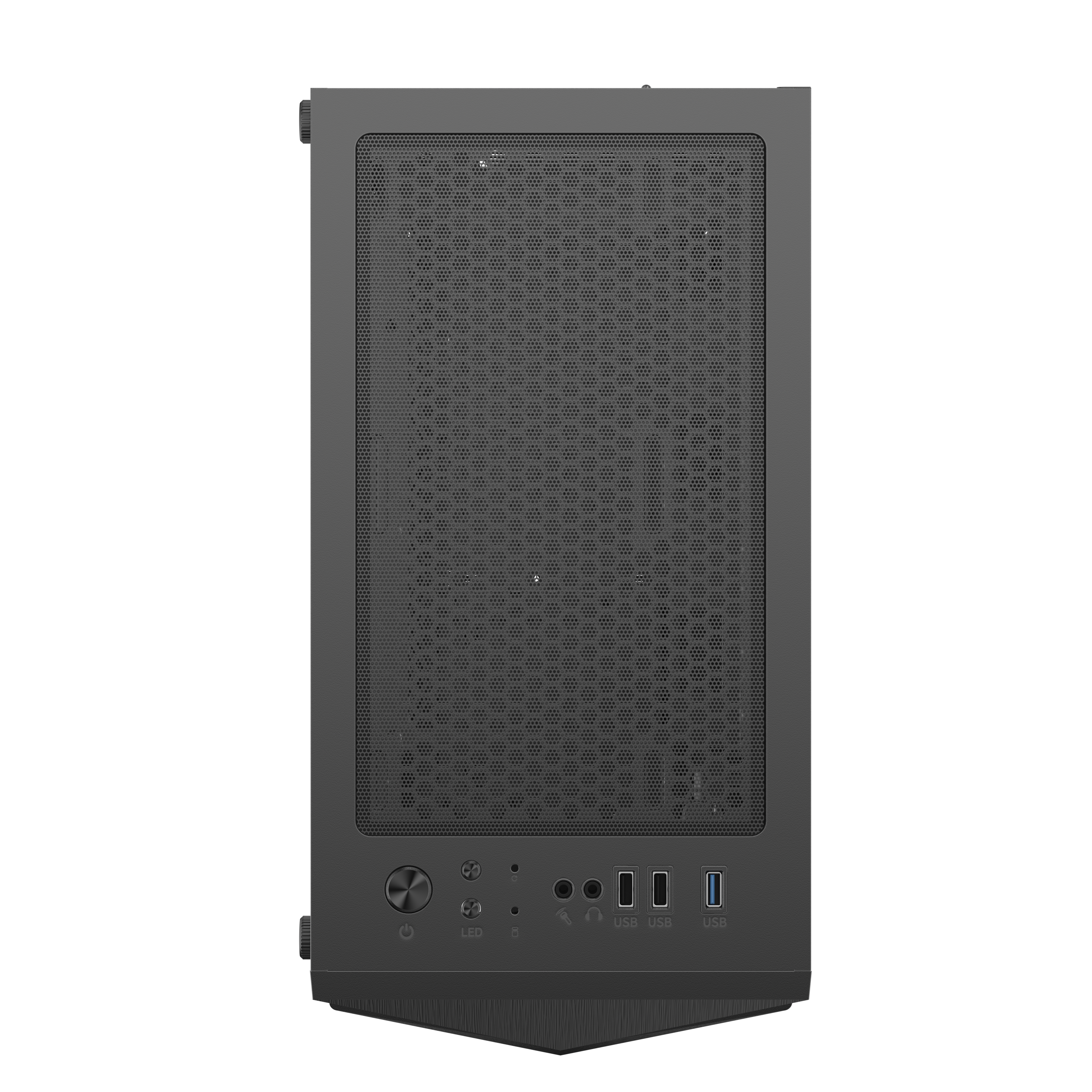 1st Player DK 3 Micro ATX Tempered Glass PC Gaming Case - Compact M-ATX Tower with RGB Lighting for High-Performance Gaming & Streaming Setup