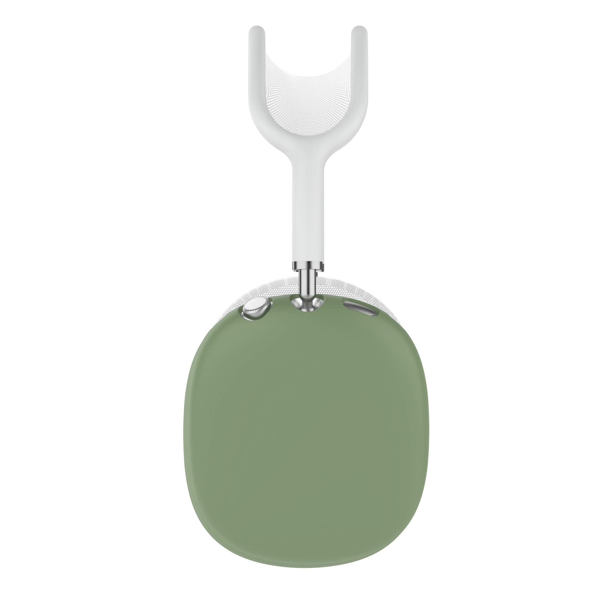FitTurn Silicone Protective Case Cover for AirPods Max Headphones - Scratch Resistant, Soft Skin Cover with 6 Color Options (Green) | Perfect for Travel, Gym & Daily Use