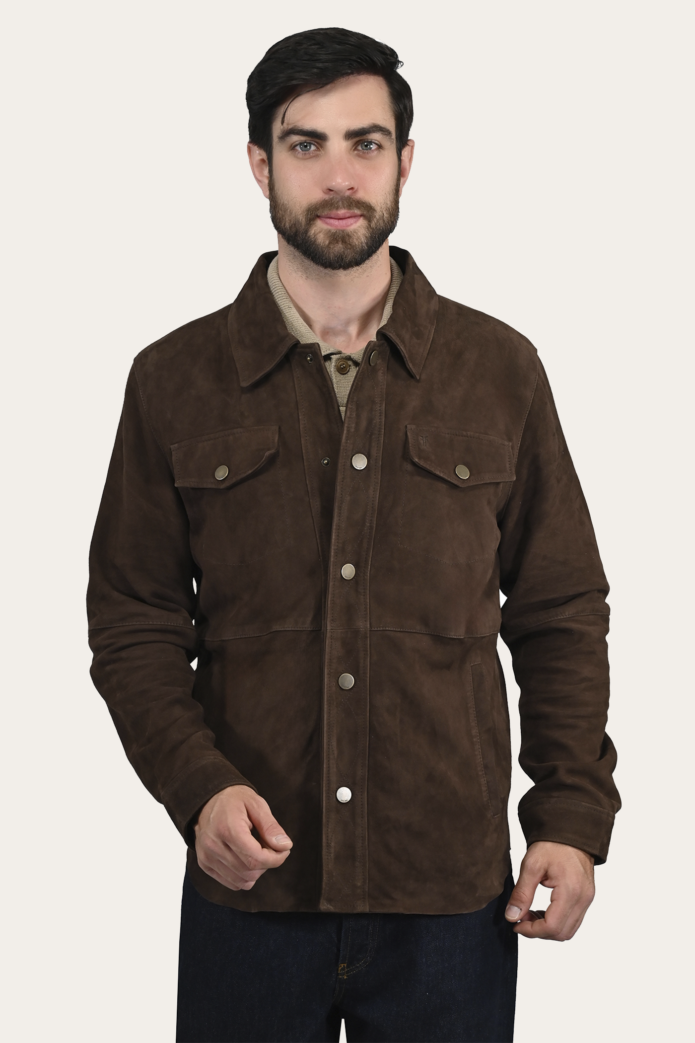 Authentic Suede Shacket Jacket for Men & Women | Soft & Stylish Outerwear for Fall & Winter | Perfect for Casual Outings & Layering