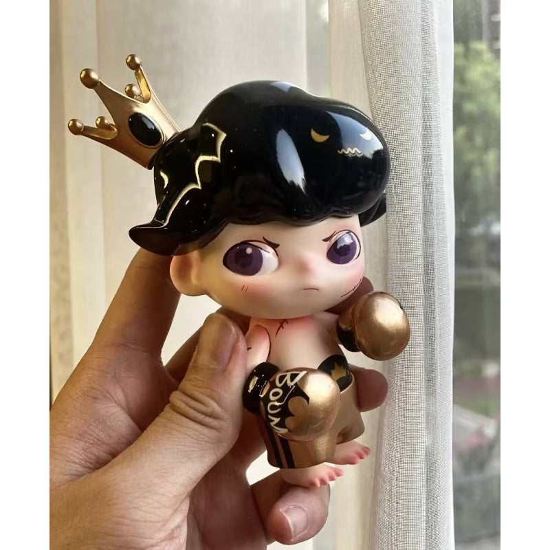DIMOO Golden Boxer Limited Edition Collectible Figure - Rare Anime Toy for Display, Gift & Home Decor