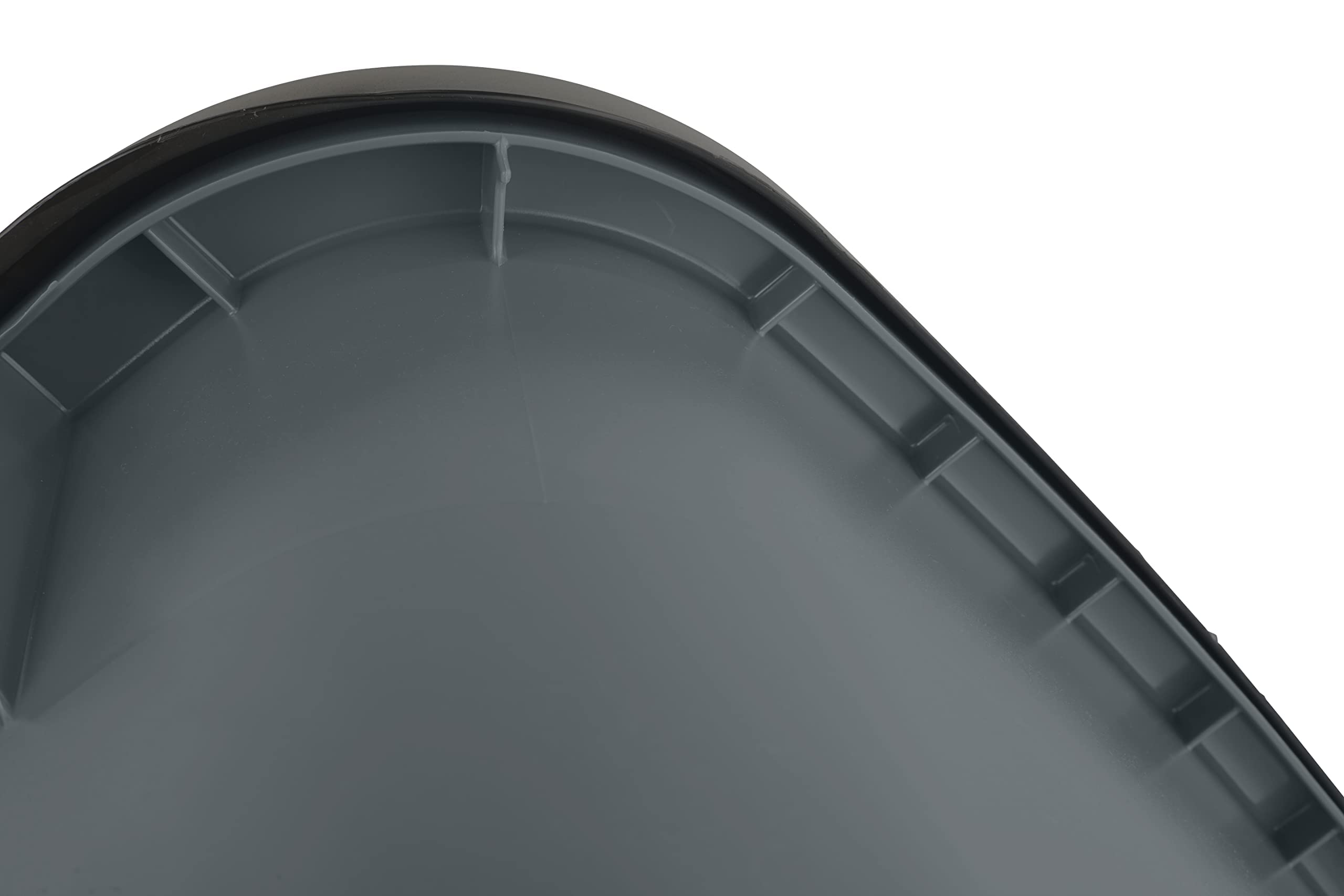 Rubbermaid Commercial Brute 50 Gallon Rollout Trash Can with Wheels - Heavy Duty Garbage Bin for Restaurants, Hospitals, Offices, Warehouses & Home Use - Durable Gray Waste Container for Indoor/Outdoor Cleaning & Waste Management