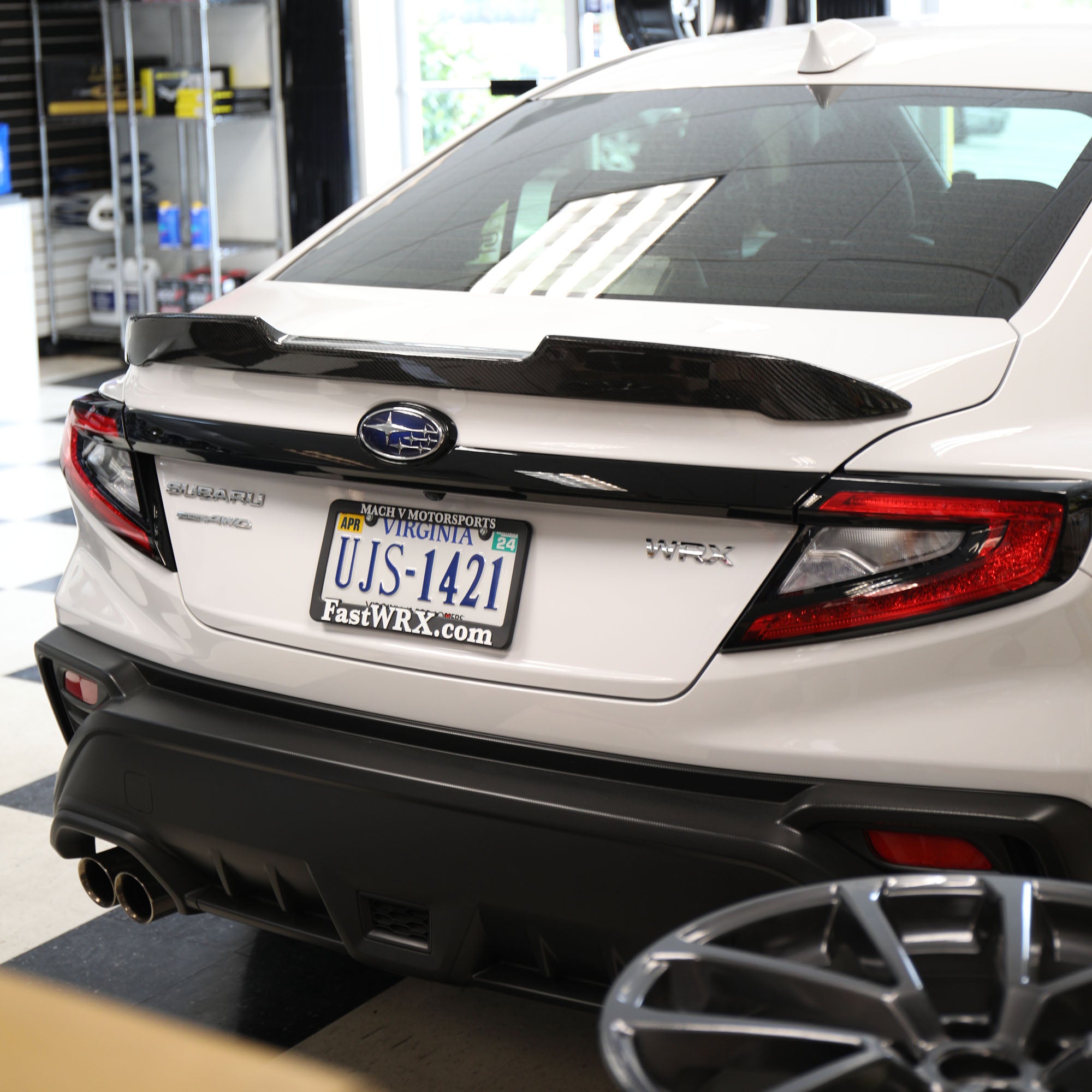 Carbon Fiber Trunk Lip Spoiler for 2022-2023 Subaru WRX | High-Performance Rear Spoiler | Perfect for Street Racing & Car Shows