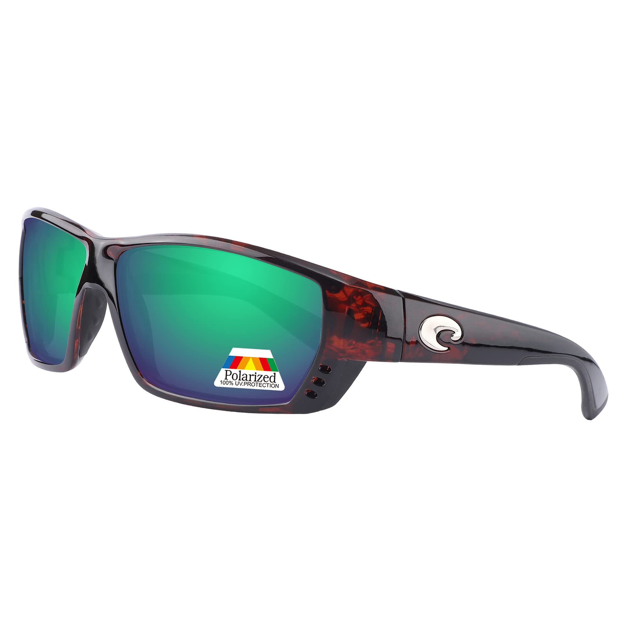 Bwake Polarized Replacement Lenses for Costa Del Mar Tuna Alley Sunglasses - UV Protection, Anti-Glare, Enhanced Clarity for Fishing, Driving & Outdoor Activities