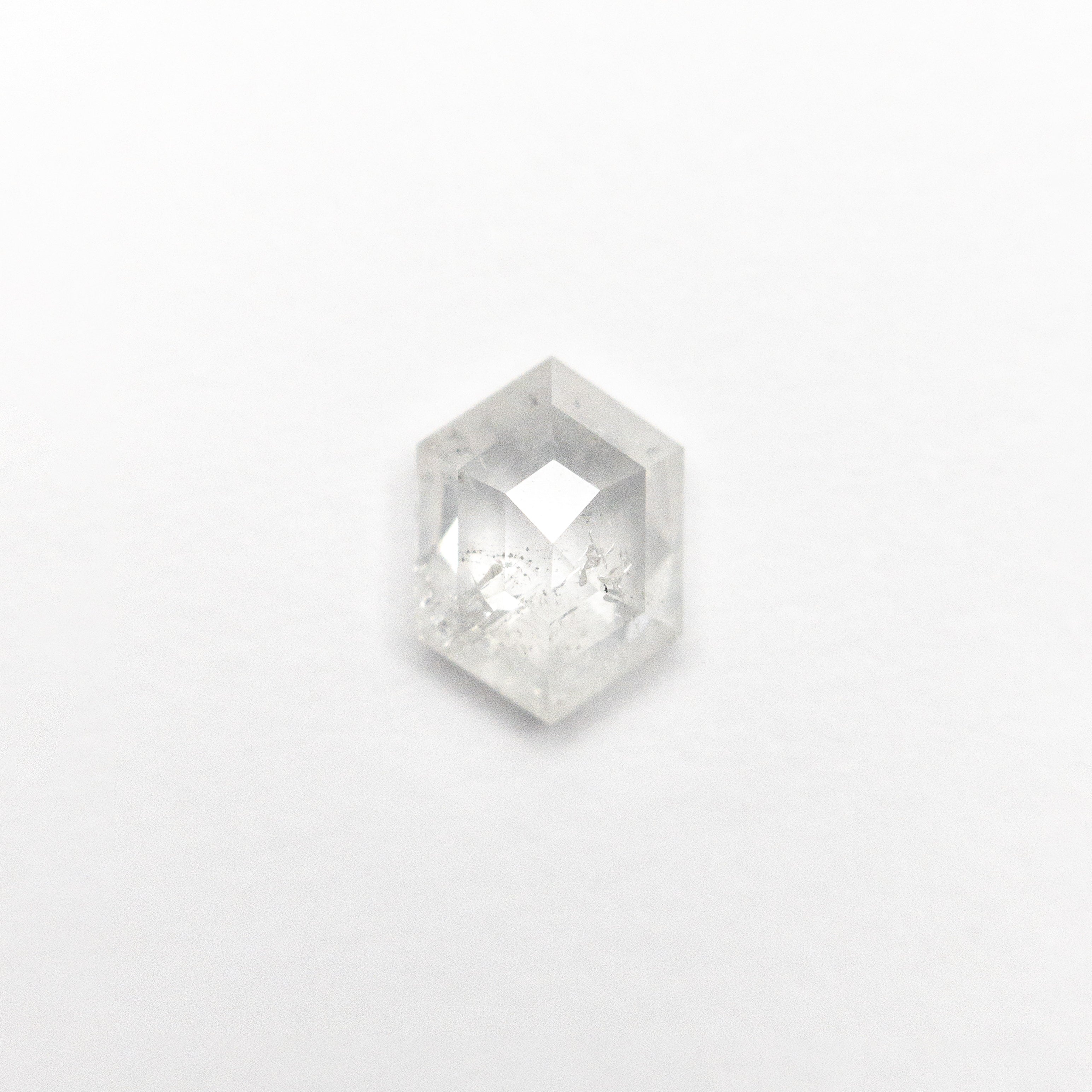 0.71ct Hexagon Rose Cut Diamond (6.73x4.89x2.61mm) - Premium Loose Gemstone for Jewelry Making, Engagement Rings & Unique Gifts