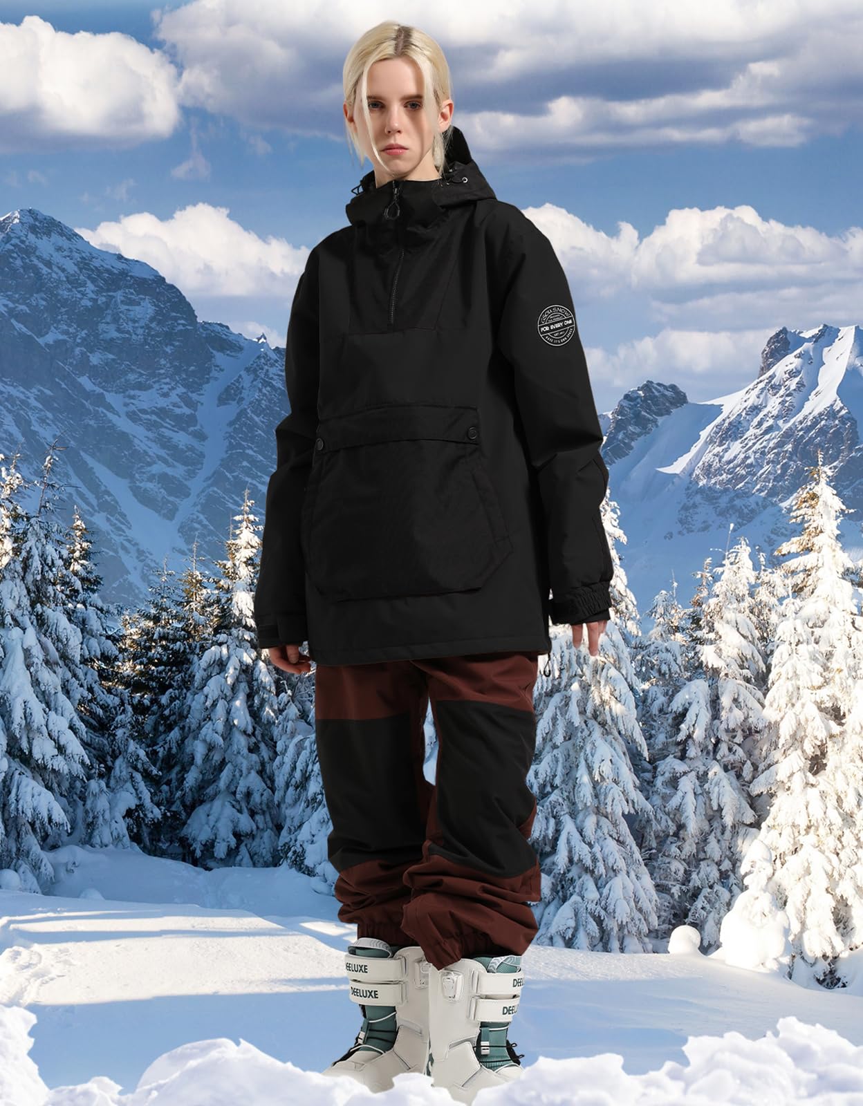 Waterproof & Windproof Ski Jacket for Women & Men - Winter Snowboard Coat for Skiing, Snowboarding & Outdoor Sports - Perfect for Cold Weather & Mountain Adventures