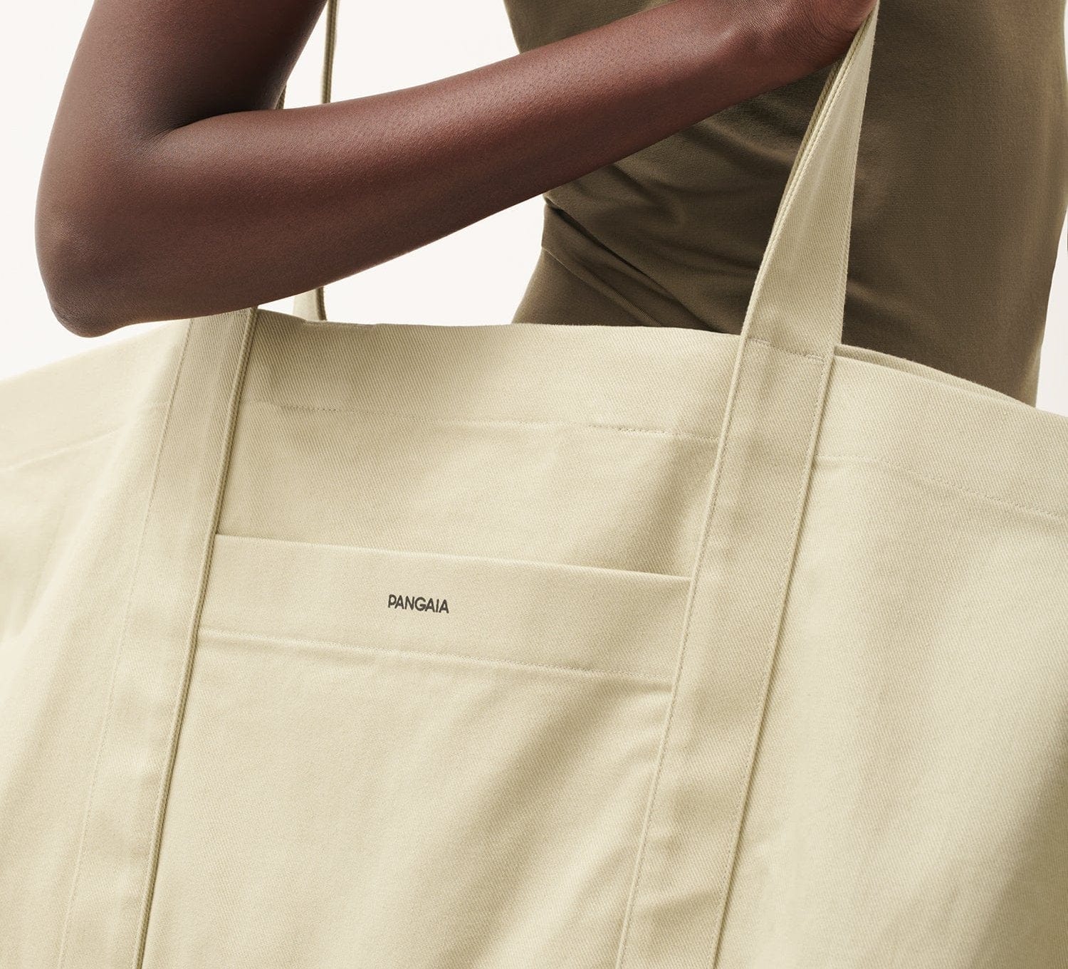 365 Oversized Tote Bag - Large Capacity Canvas Tote Bag for Women, Maitake Beige, Perfect for Work, Travel, Beach & Shopping