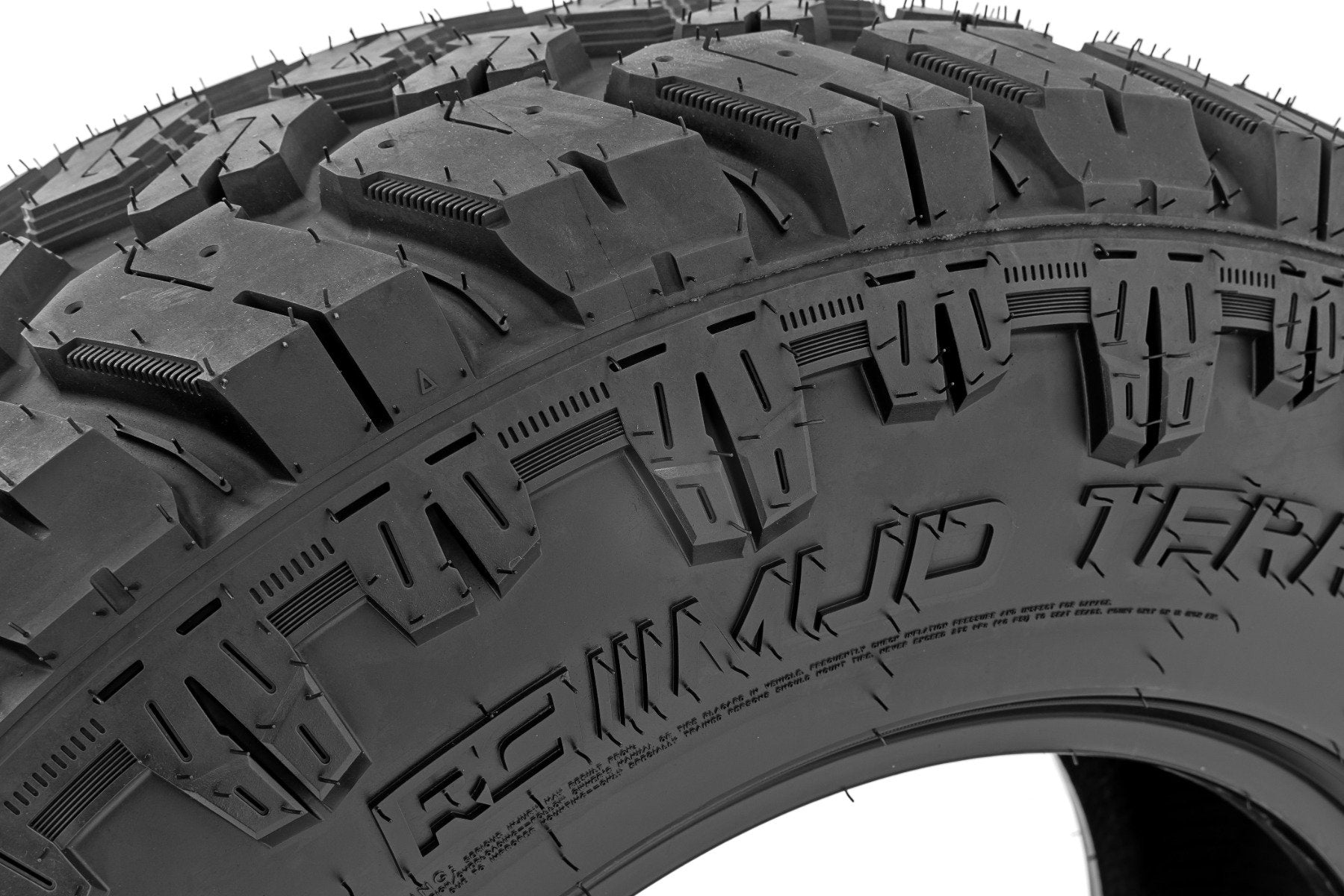 Rough Country 295/60R20 M/T Mud-Terrain Tires - Dual Sidewall Design (98010131) - Perfect for Off-Roading, Truck & SUV Adventures