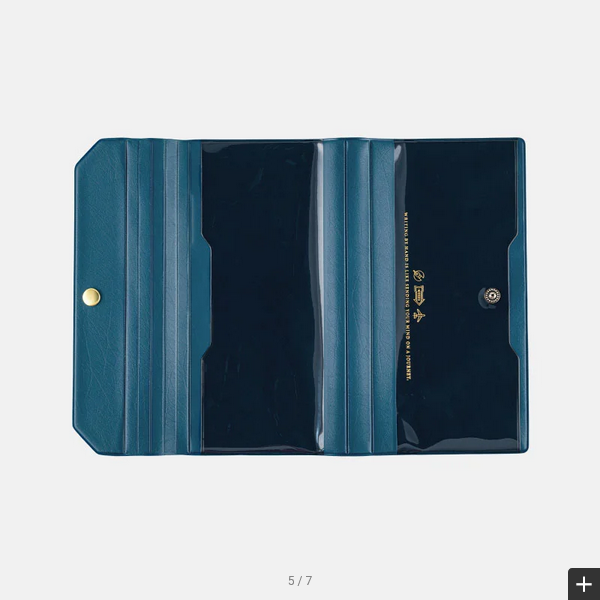 Hobonichi Techo 2025 Alettone Navy Weeks Cover - Slim Planner Cover Only for Daily Journaling, Work Planning & Personal Organization
