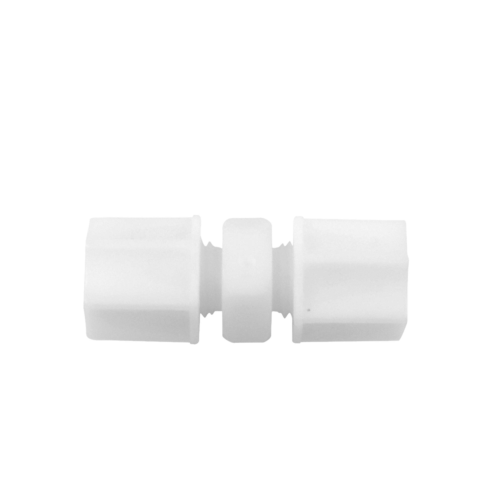 15-4-4 Union Connector 1/4 Inch Tube OD x 1/4 Inch Tube OD - Ideal for Hydraulic and Pneumatic Systems