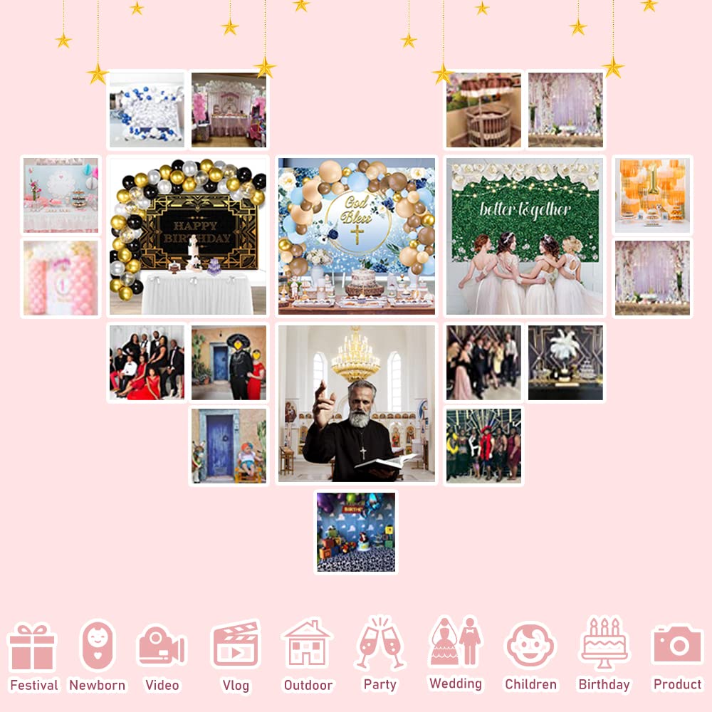 20x10ft Hot Air Balloon Birthday Backdrop - Oh The Places You'll Go Baby Adventure Theme with Cartoon World Map & White Clouds - Perfect for Kids Parties, Baby Showers, Cake Tables & Studio Photography Props