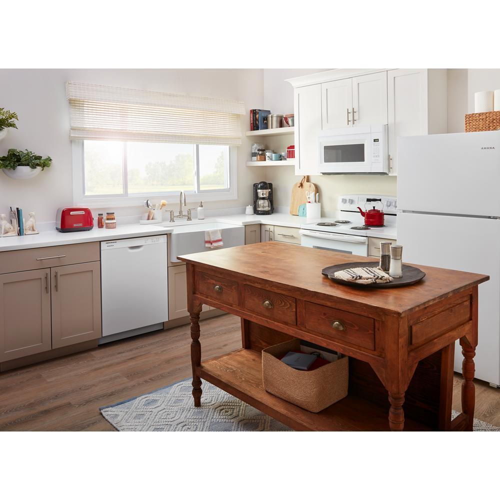 Amana ADFS2524RW 24-Inch Built-In Dishwasher with Midnight Black Interior - Quiet Operation, Energy Efficient, Perfect for Kitchens and Small Spaces