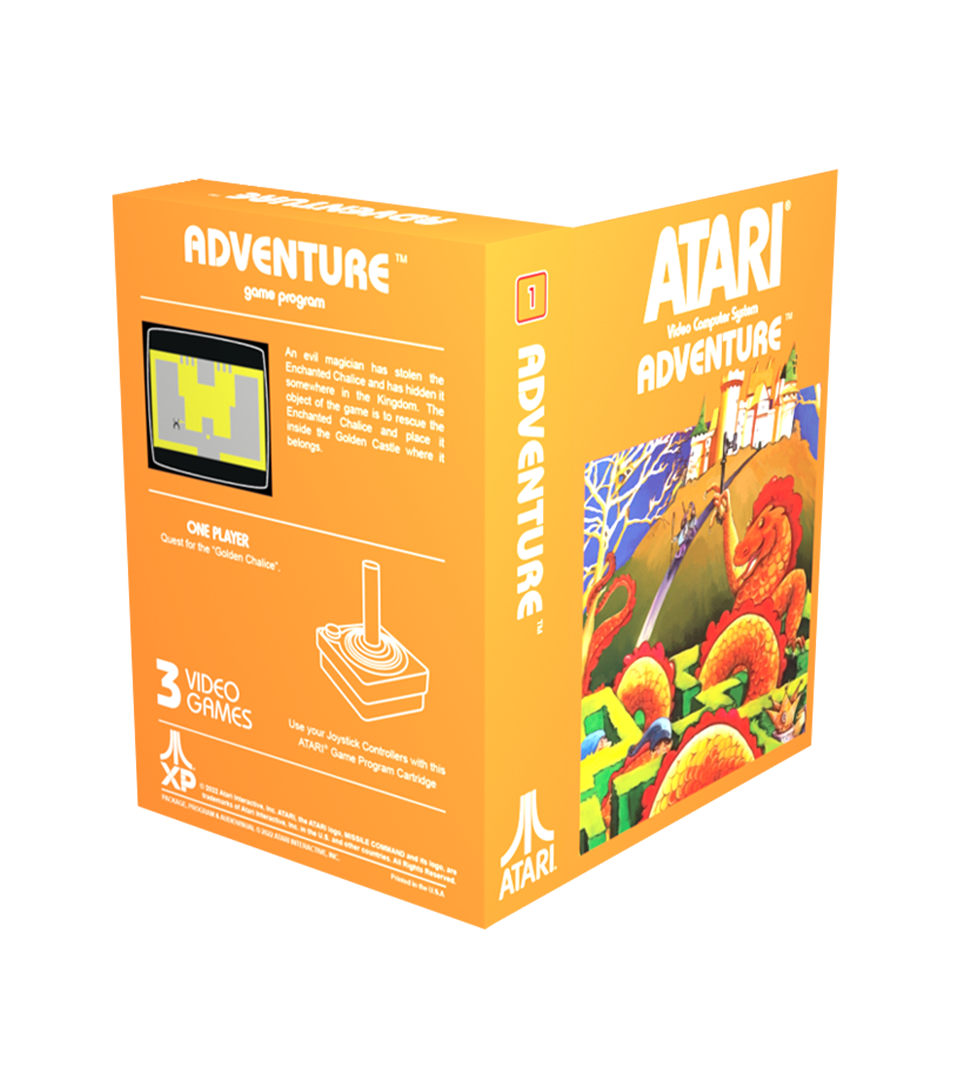 Adventure Limited Edition (Atari) - Classic Retro Video Game for Collectors & Gamers - Perfect for Nostalgic Gaming Nights & Retro-Themed Parties
