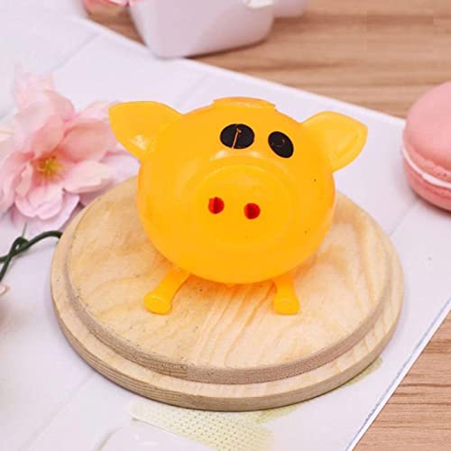 2 Pack Stress Relief Pig Toys - Splat Pigs, Jello Pig, Squeeze Squishies Funny Water Ball for Anxiety & Stress Relief - Perfect for Office, Home & School Decompression Play