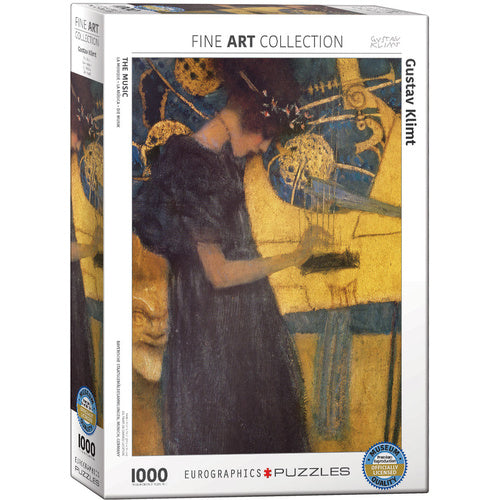 Eurographics 1000-Piece Jigsaw Puzzle - Gustav Klimt's The Music - Premium Art Puzzle for Adults & Teens - Perfect for Family Game Night & Home Decor