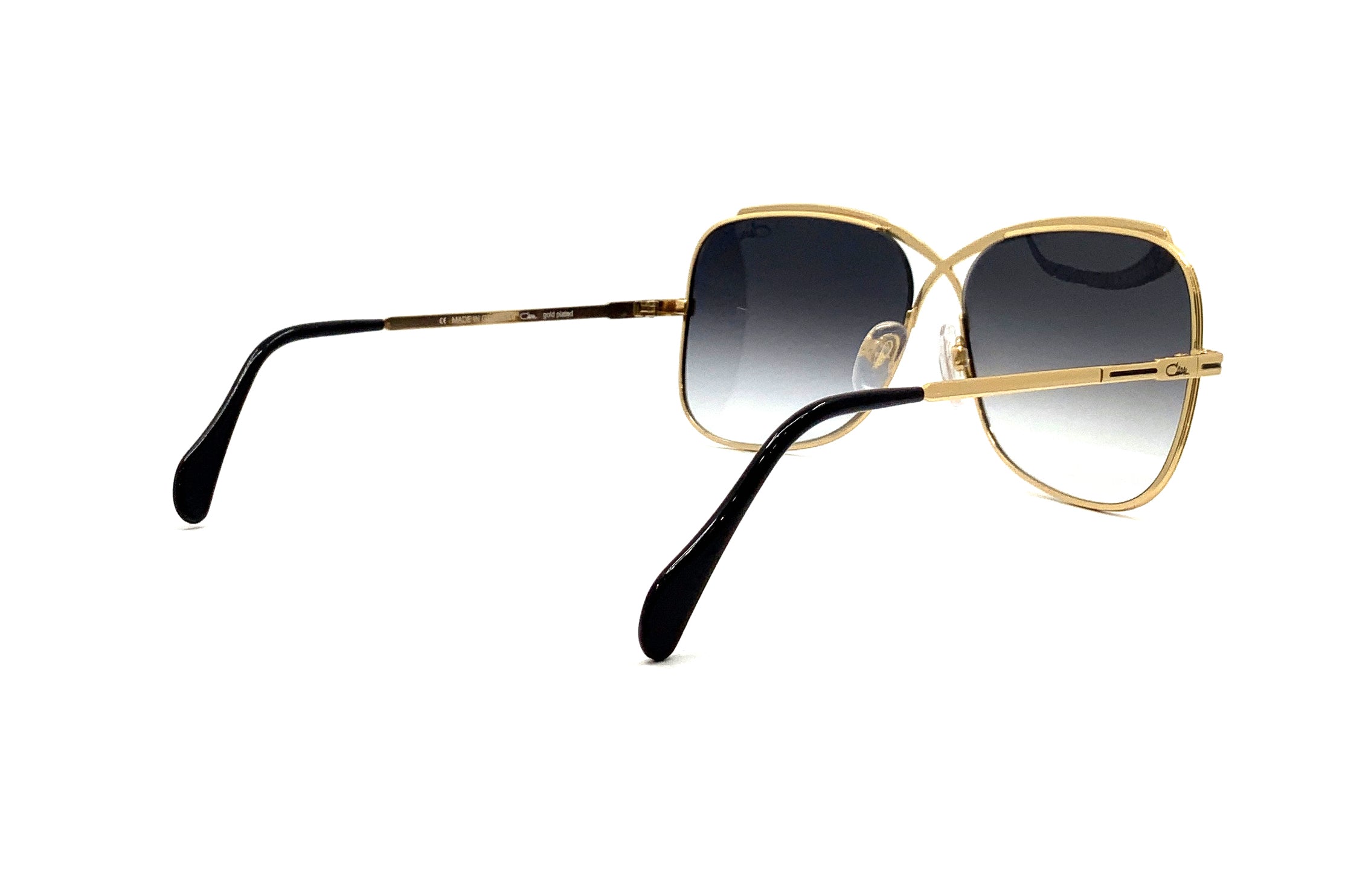 Cazal 224/3 Sunglasses - Gold & Grey Aviator Style for Men & Women | UV Protection, Fashion Eyewear for Outdoor, Driving & Travel