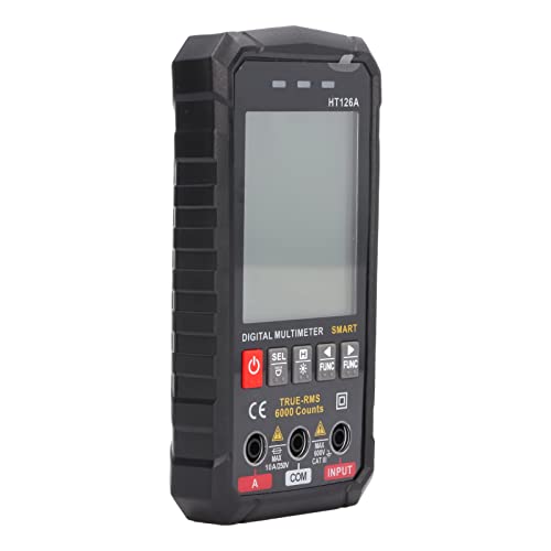 High Accuracy Smart Digital Multimeter with Color Screen - Reliable Electronic Testing Tool with Detection Pens | Perfect for DIY Projects, Home Repairs & Professional Electrical Work