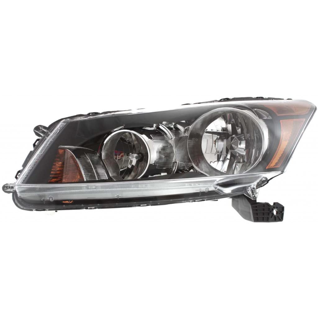 2008-2012 Honda Accord Sedan Driver Side Headlight Assembly - CAPA Certified (Part #HO2502130C) | Perfect for Night Driving & Auto Restoration Projects