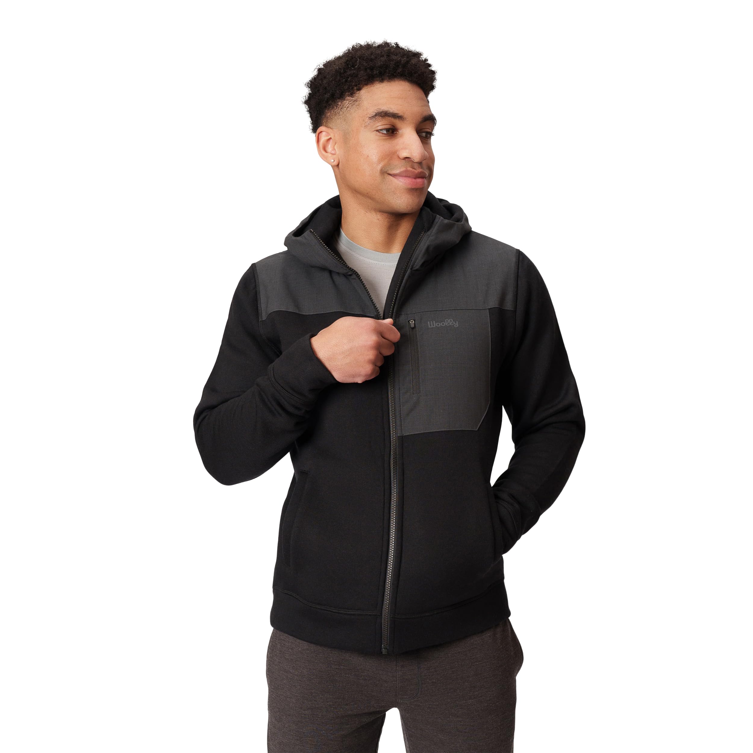 Premium Men's 100% Merino Wool Fleece Jacket - RWS Certified | Ultra-Soft & Weatherproof Winter Coat | Seattle Designed Outdoor Wear for Hiking, Camping & Cold Weather Adventures